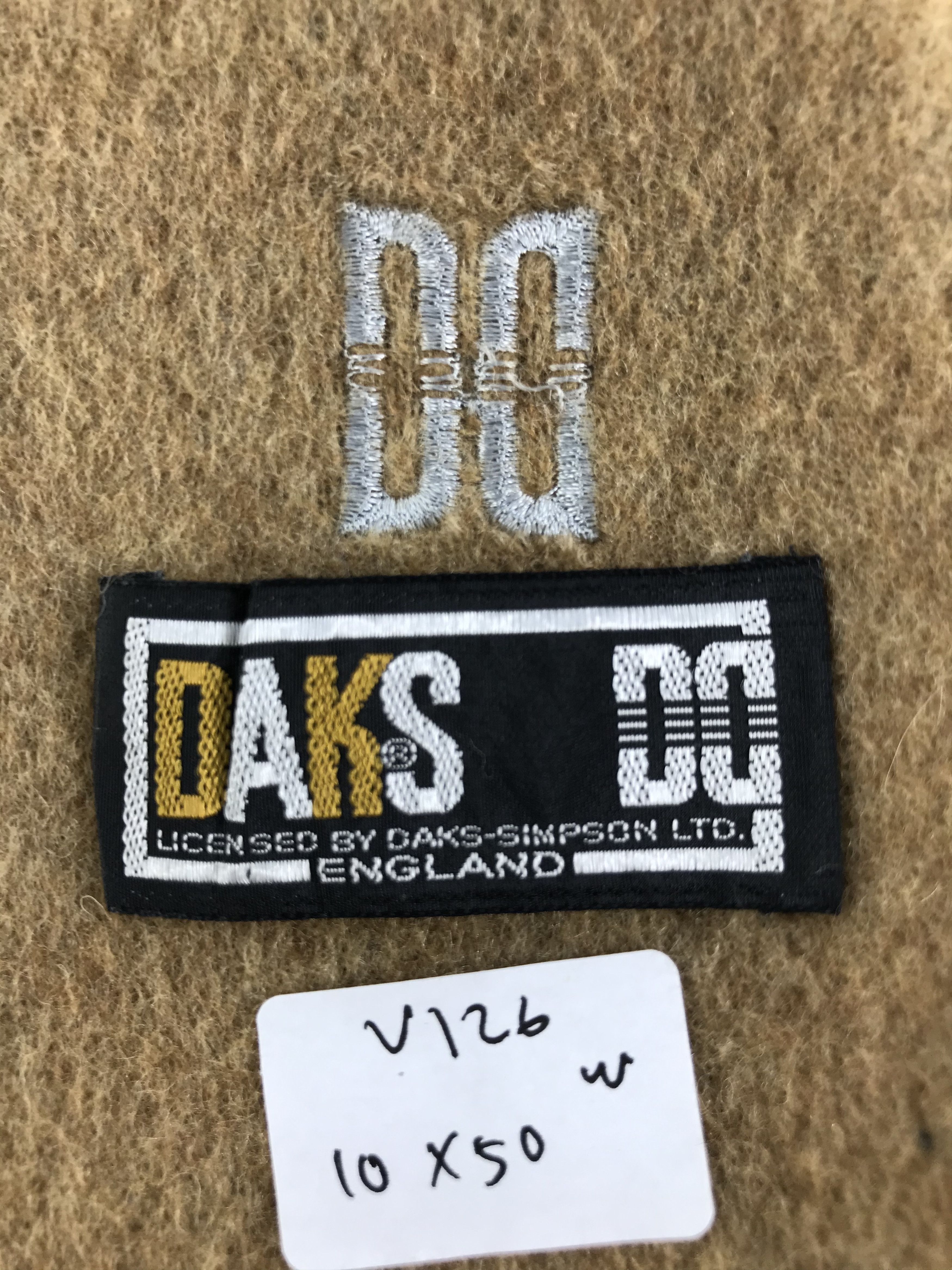 DAKS DAKS London Gingham Wool Scarf Muffler V126 Size ONE SIZE - 4 Thumbnail