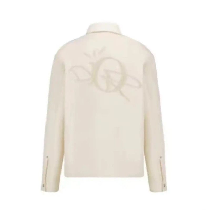 Dior Dior Men's Long Sleeve Embroidered Shirt 0089 Size US S / EU 44-46 / 1 - 1 Thumbnail