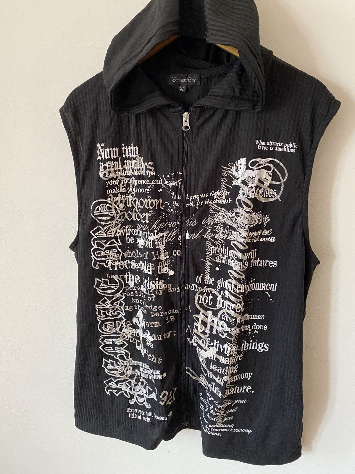If Six Was Nine × Japanese Brand × Le Grande Bleu (L.G.B.) 🛒BINDINGOFFER🛒 Japanese Beaumont Carr hoodie poem Lgb Style Size US L / EU 52-54 / 3 - 2 Thumbnail