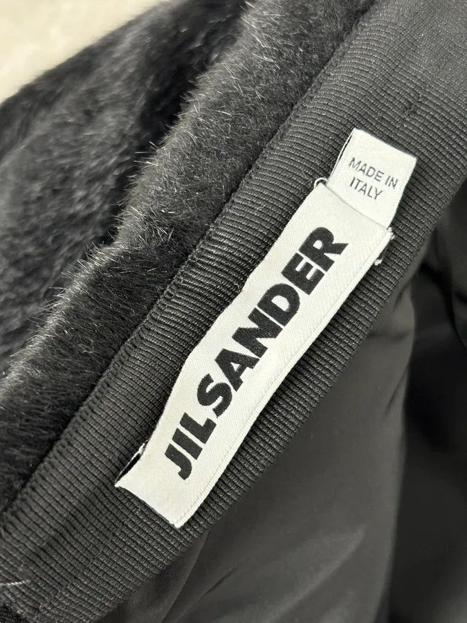 Jil Sander FW2011 Jil Sander Black A-Line Faux Pony Hair Skirt Size 26" / US 2 / IT 38 - 10 Thumbnail