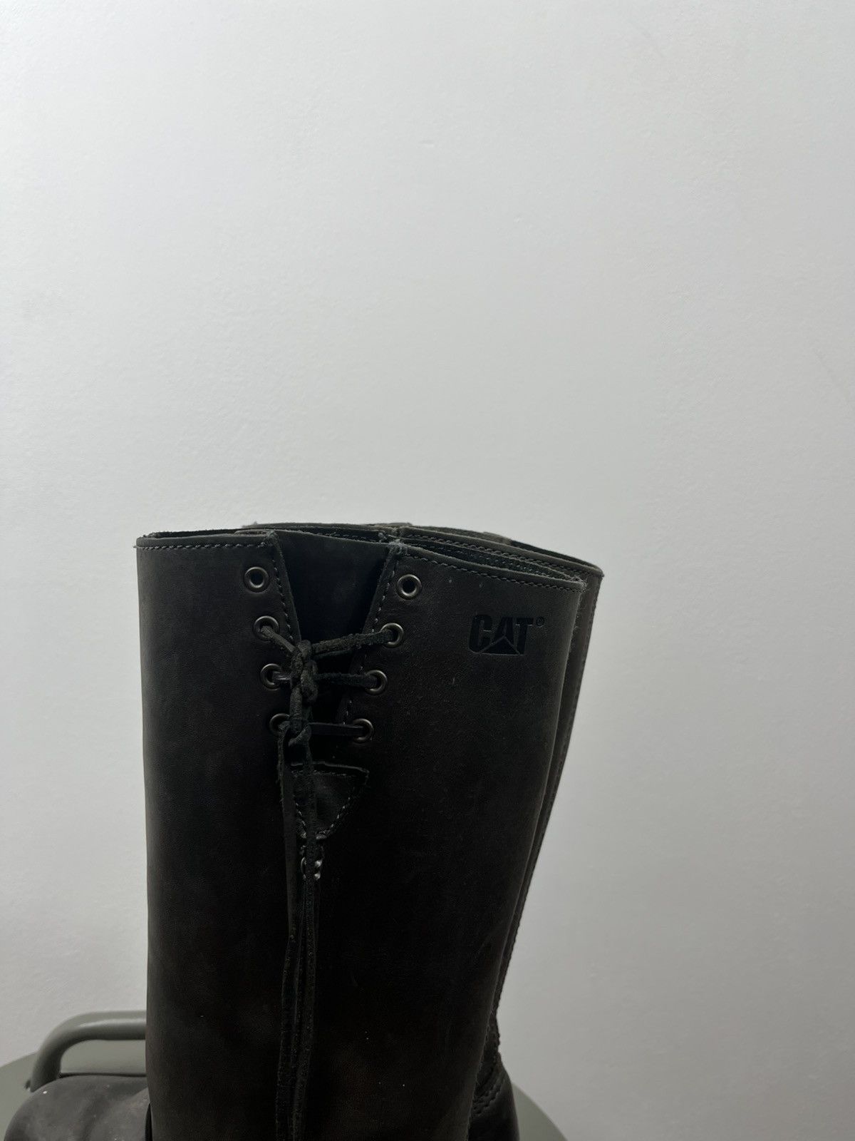 Caterpillar CAT black leather engineer boots rugged work style size 37 Size US 6 / IT 36 - 10 Thumbnail