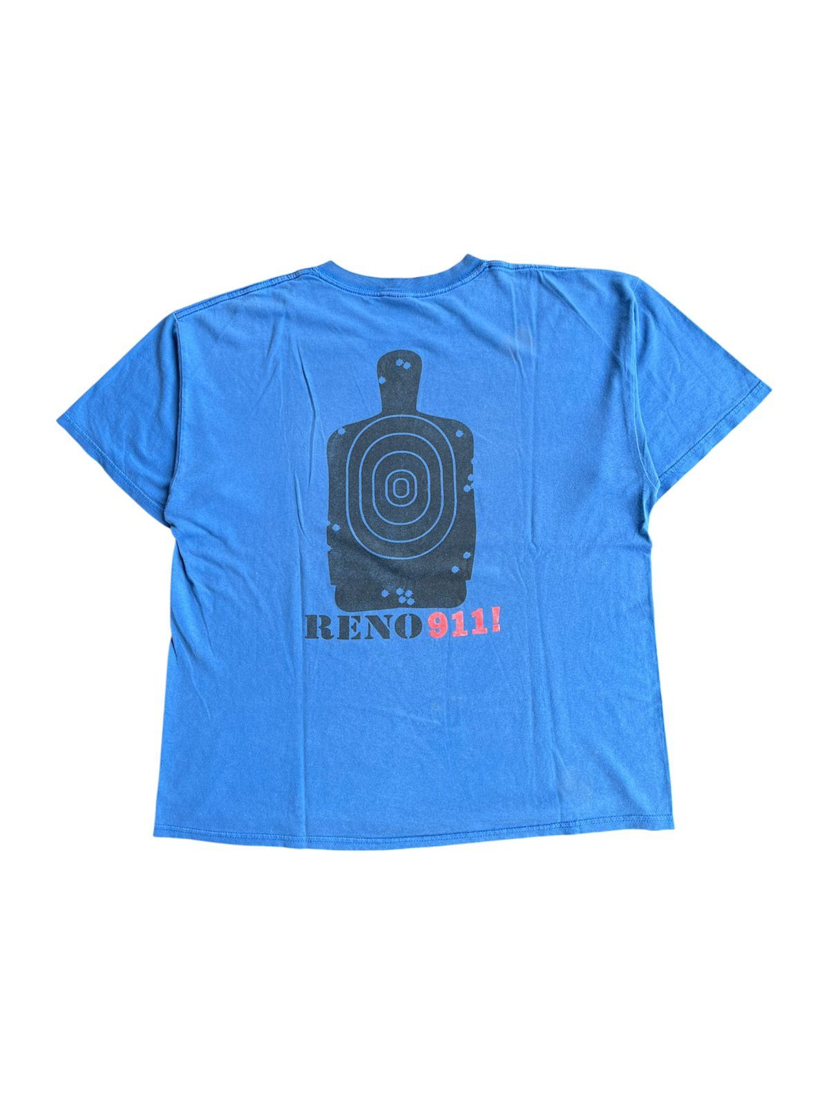 Vintage 2004 Reno's Finest Target 911 Movie Tshirt Size US XL / EU 56 / 4 - 3 Thumbnail