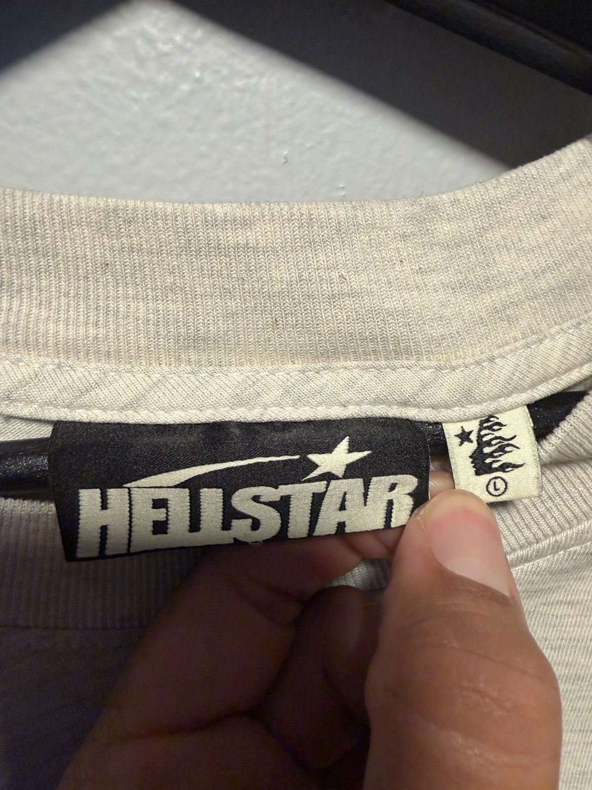 HELLSTAR Hellstar Jesus Grey T Shirt Size Mens Large Size US L / EU 52-54 / 3 - 3 Thumbnail