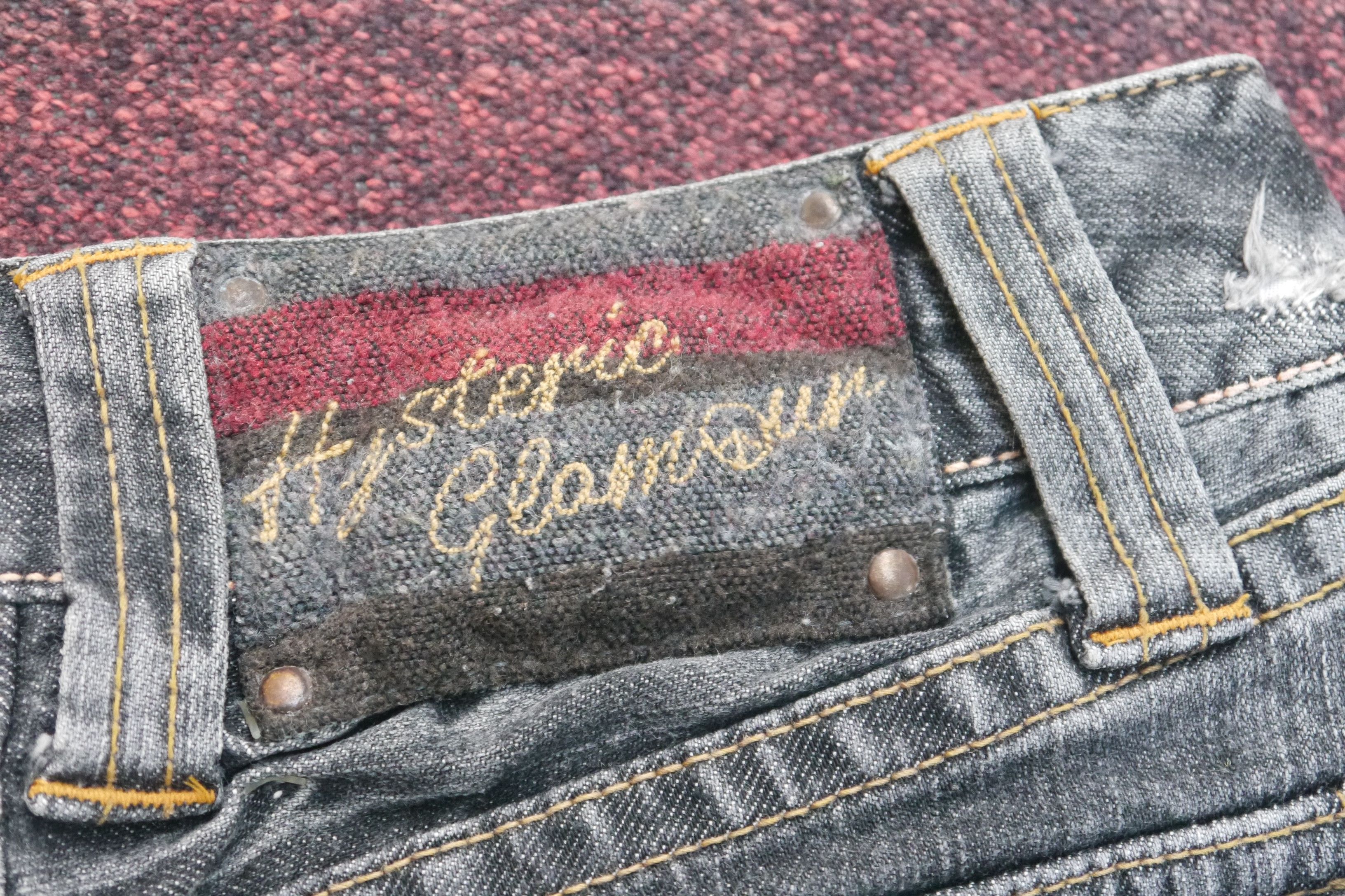 Hysteric Glamour (SK98) Hysteric Glamour Japan Black Washed Denim Skirt XS Size 27" / US 4 / IT 40 - 12 Thumbnail