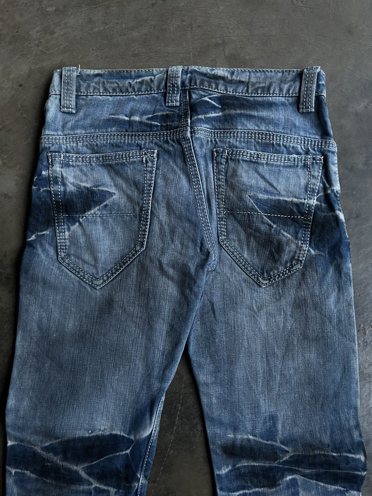 Tornado Mart JAPANESE BUFFALO BOBS DENIM CURVE FLARE FADE PANTS STYLE Size US 30 / EU 46 - 4 Thumbnail