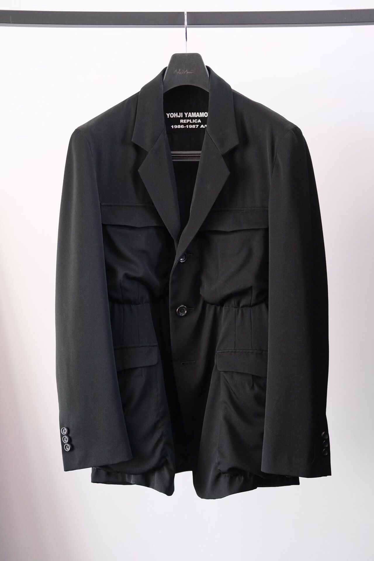Yohji Yamamoto Yohji Yamamoto Black Multi-Pocket Suit Jacket Size US M / EU 48-50 / 2 - 1 Thumbnail