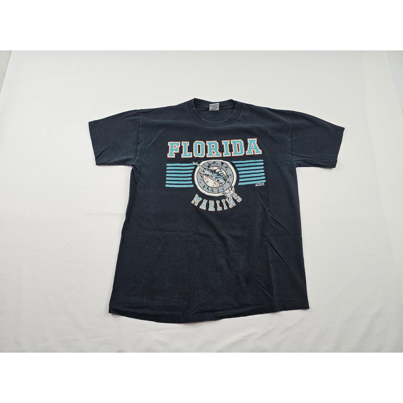Other 90s Florida Marlins Black Signal T-shirt Made in USA Sz L Size US L / EU 52-54 / 3 - 1 Thumbnail