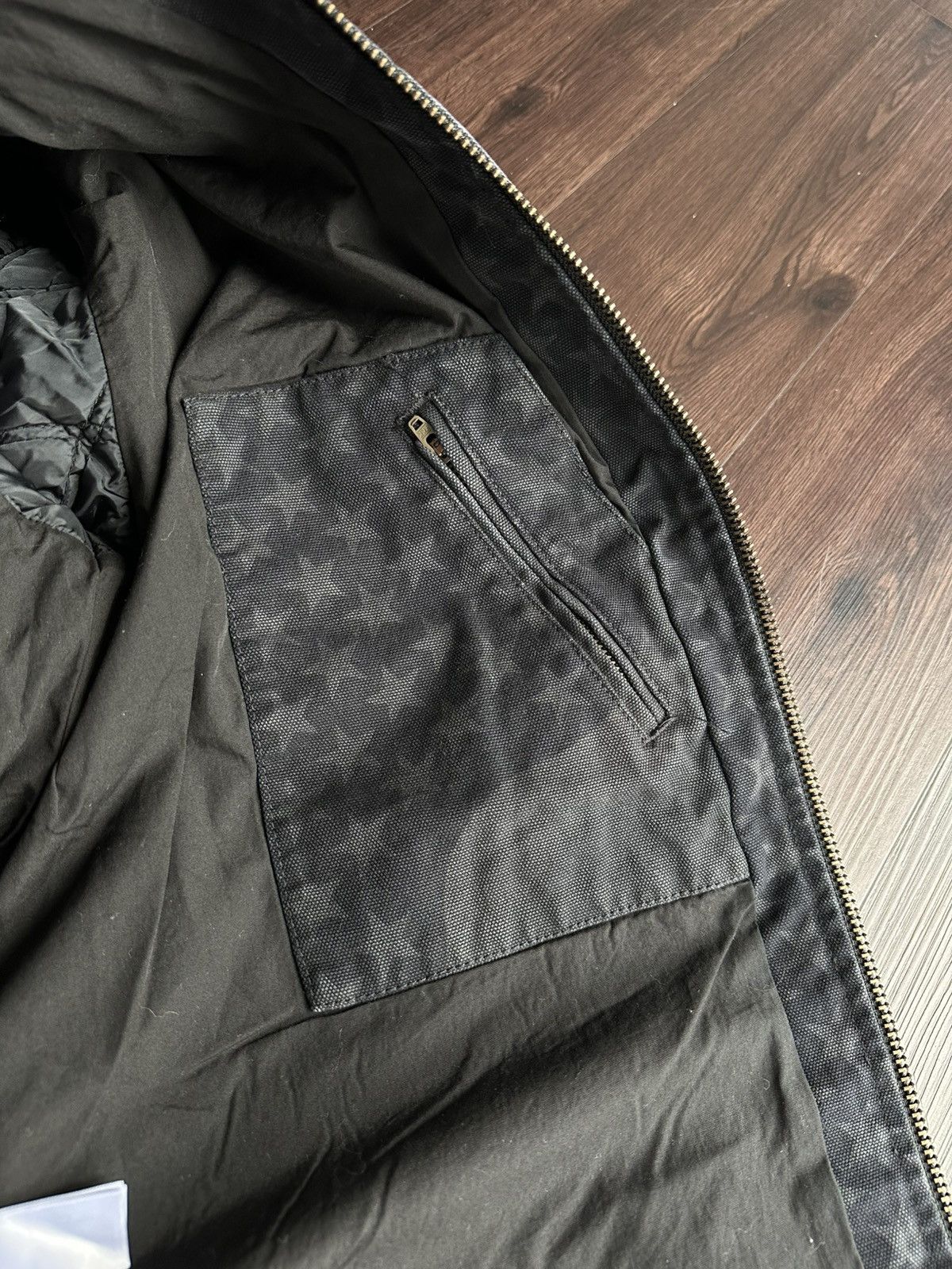 Supreme Supreme Flag Quilted Hooded Work Jacket Black Medium Size US M / EU 48-50 / 2 - 14 Thumbnail