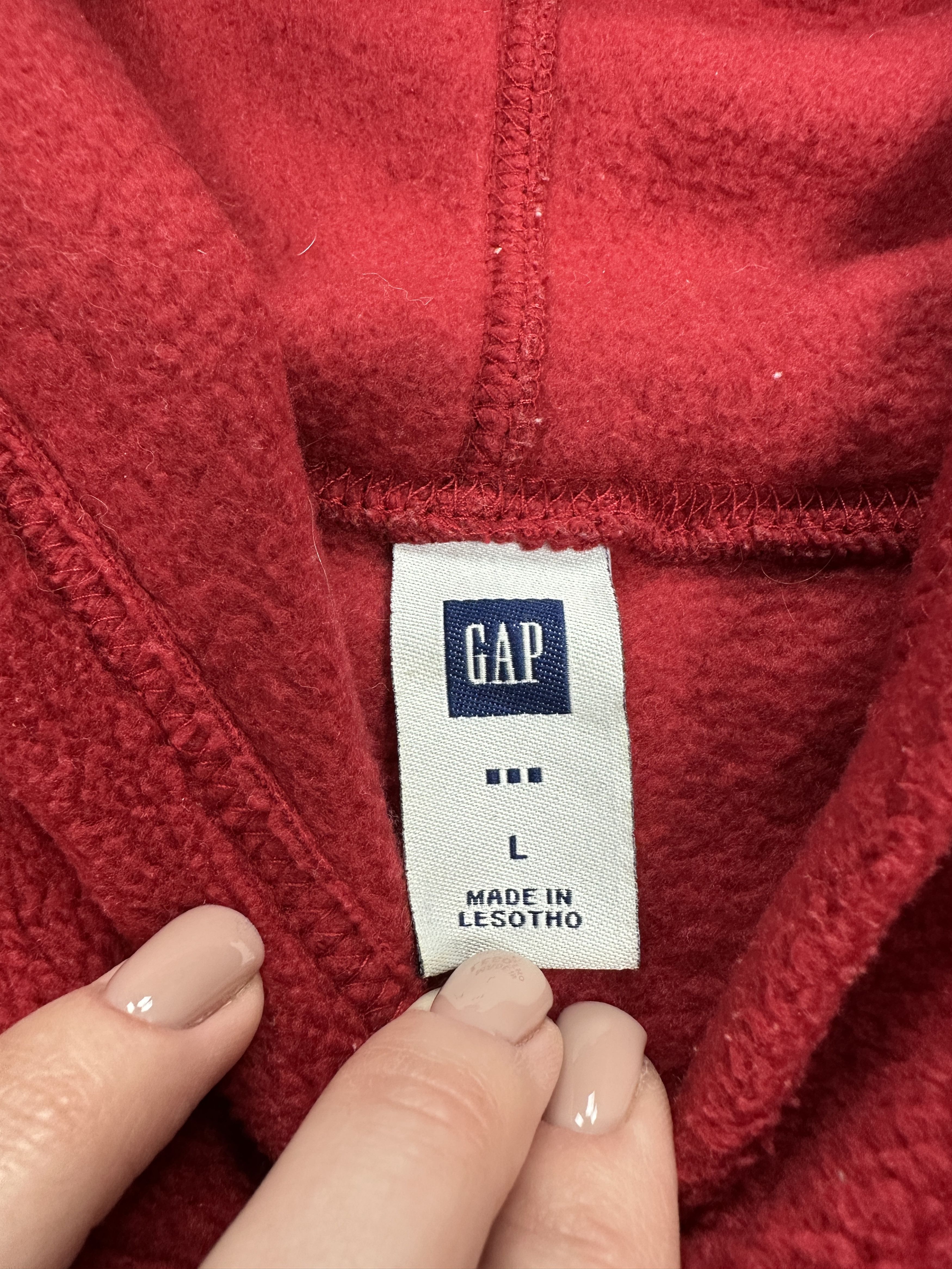 Gap × Vintage Gap Vintage Mens Fleece Hoodie Size US L / EU 52-54 / 3 - 4 Thumbnail