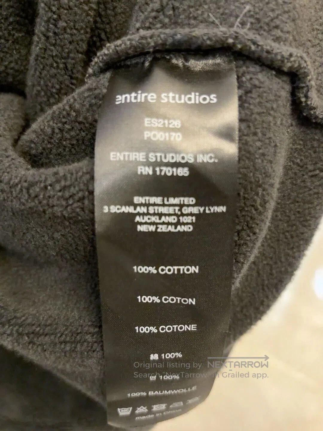 Entire Studios Entire Studios Black Gray Sweatshirt. Size US L / EU 52-54 / 3 - 4 Thumbnail
