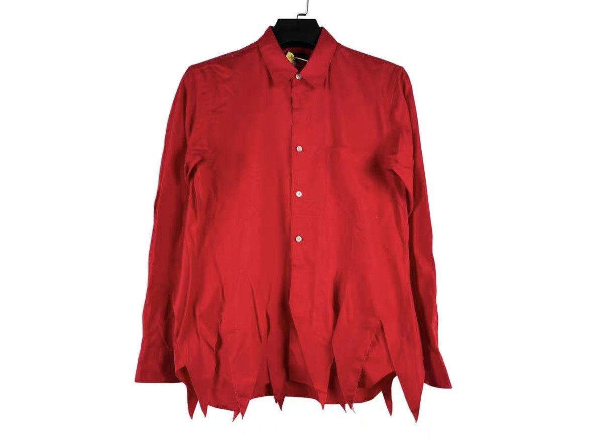 Comme des Garcons Comme des Garçons CDG Sawtooth Hem Deconstructed Shirt J31 Size US S / EU 44-46 / 1 - 1 Thumbnail