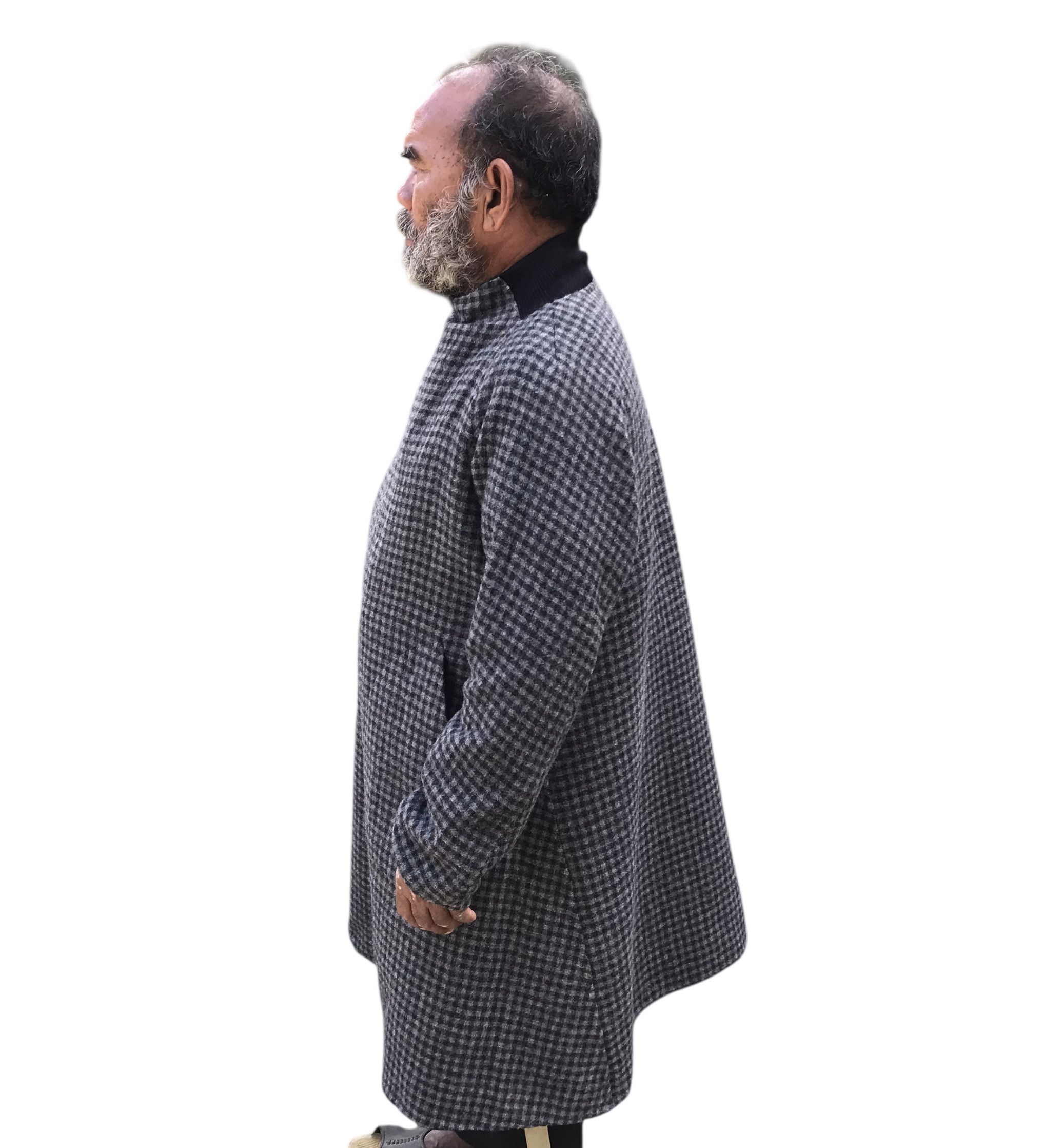 Issey Miyake ARCHIVE 90s ISSEY MIYAKE Plantation wool Windcoat Reversible Size US M / EU 48-50 / 2 - 12 Thumbnail