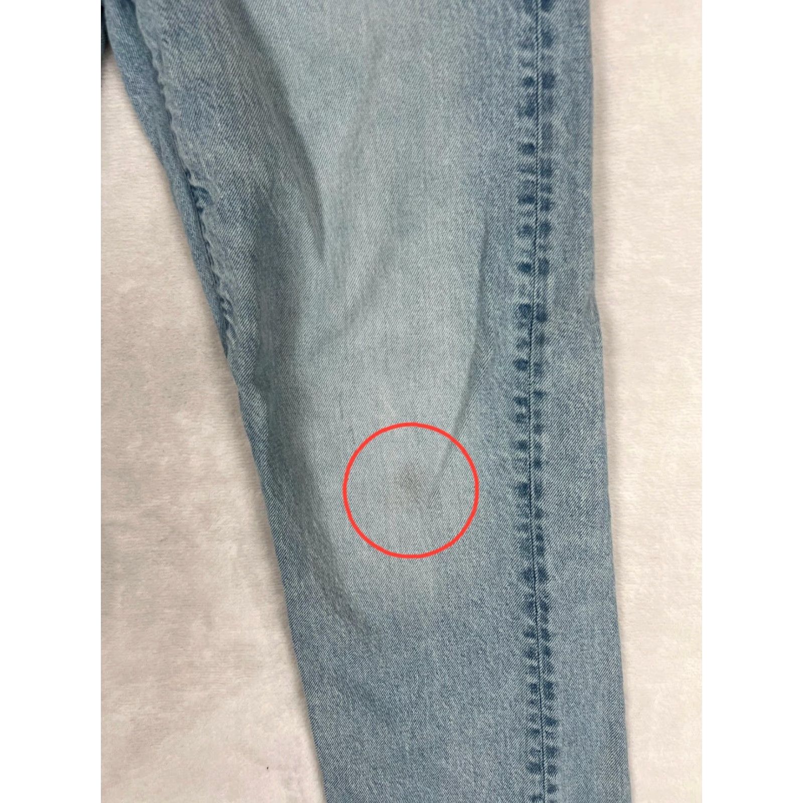 American Eagle Outfitters American Eagle Jeans Mens 30x32 Blue Original Straight Light Wash Denim Size US 30 / EU 46 - 2 Thumbnail
