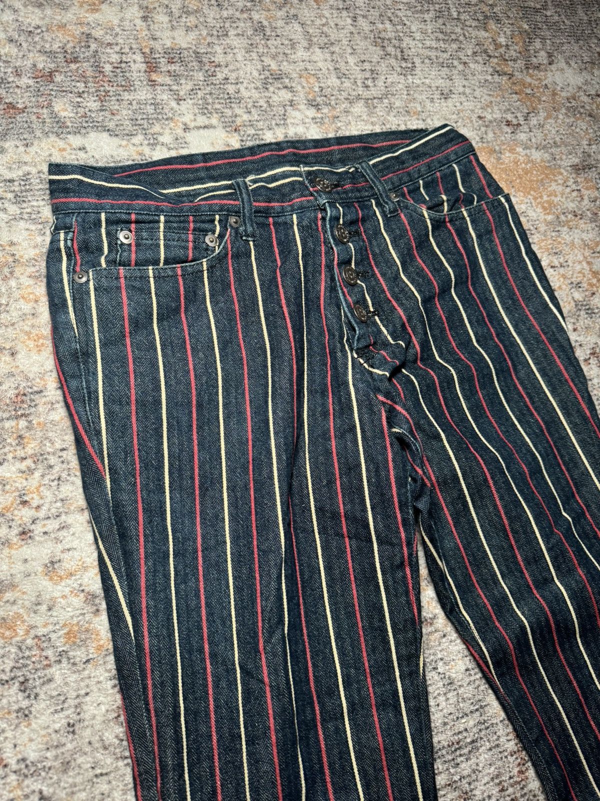 If Six Was Nine × Tornado Mart Tornado Mart Pinstripe Flare