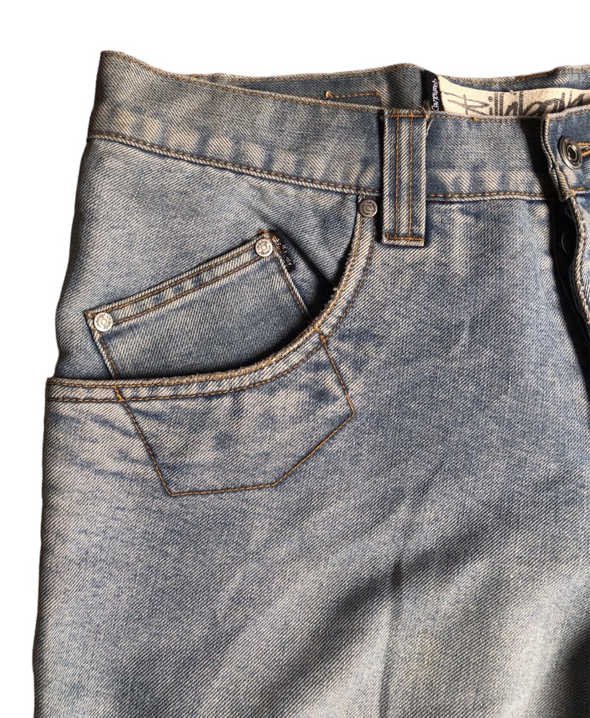 Billabong × Vintage Billabong spell out banana cut denim pants Size US 30 / EU 46 - 4 Thumbnail
