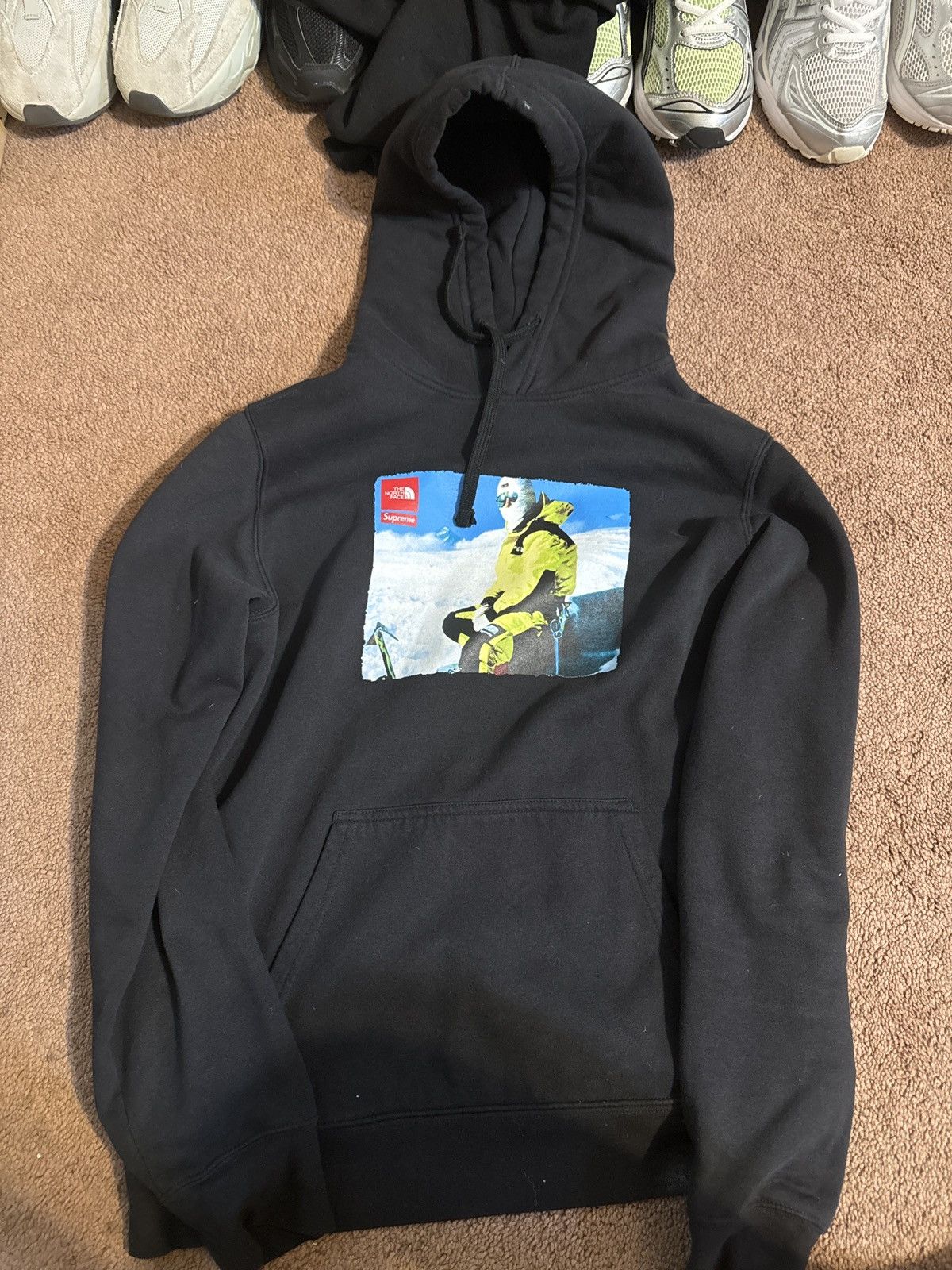 Image of Supreme The North Face Photo Hooded Sweatshirt “Black”, Men's (Size Small)