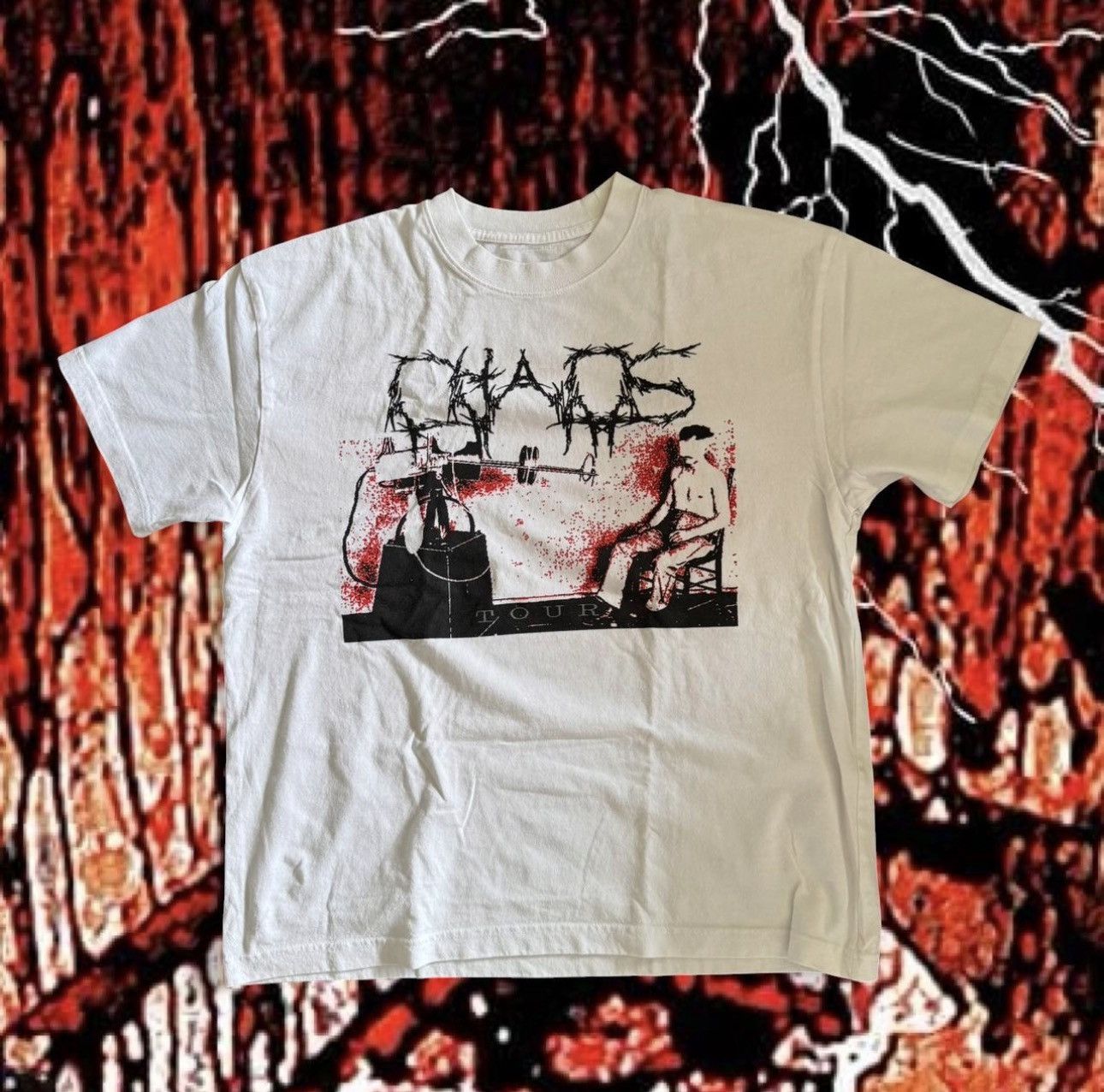 Ken Carson A Great Chaos Ken Carson tour tee Size US XL / EU 56 / 4 - 1 Thumbnail