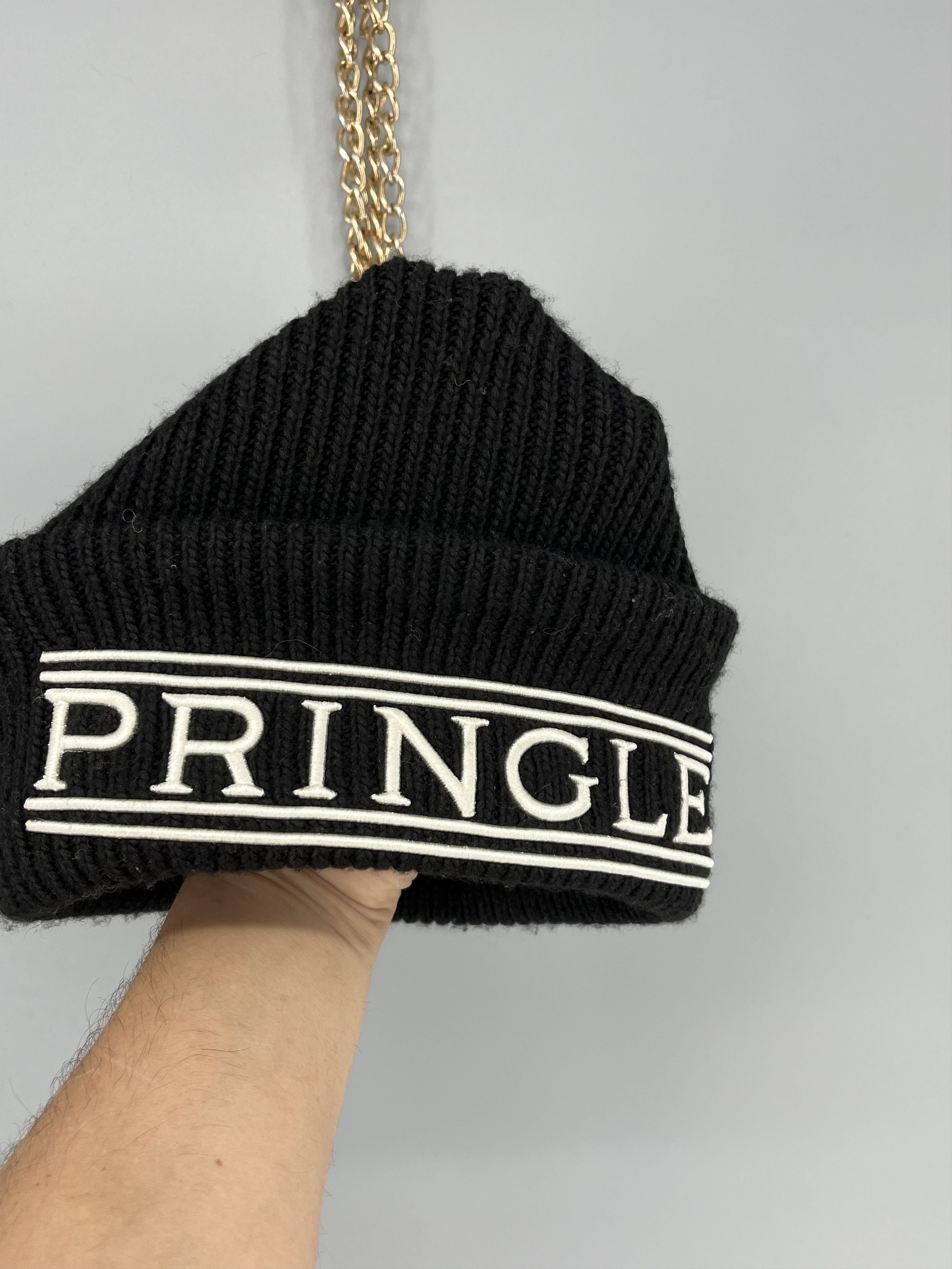 Pringle Of Scotland Vintage Y2K Pringle of Scotland hat Beanie Mohair Size ONE SIZE - 2 Thumbnail
