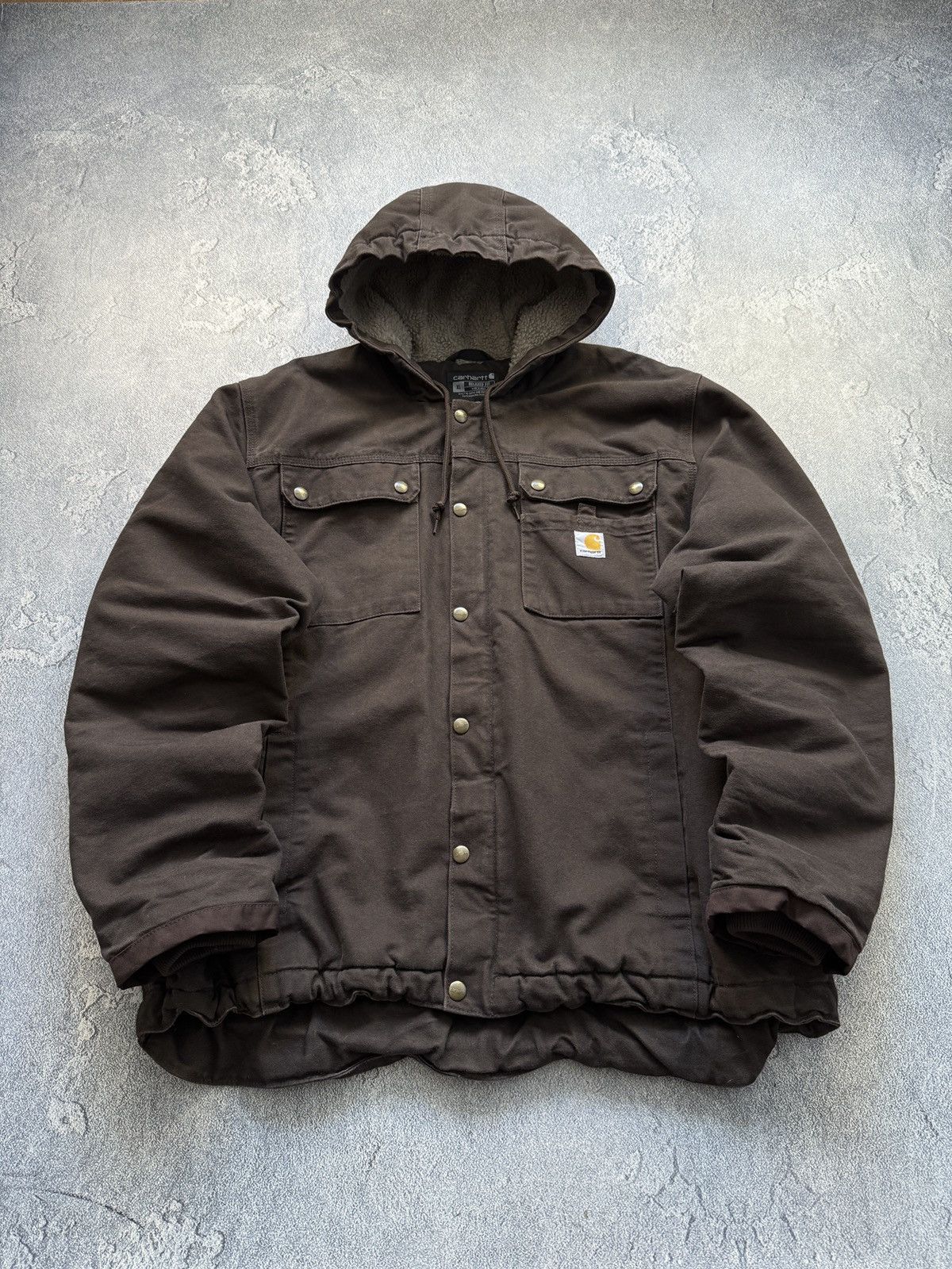 Carhartt Men’s Work Carhartt Jacket Brown Rare Size US XL / EU 56 / 4 - 1 Thumbnail