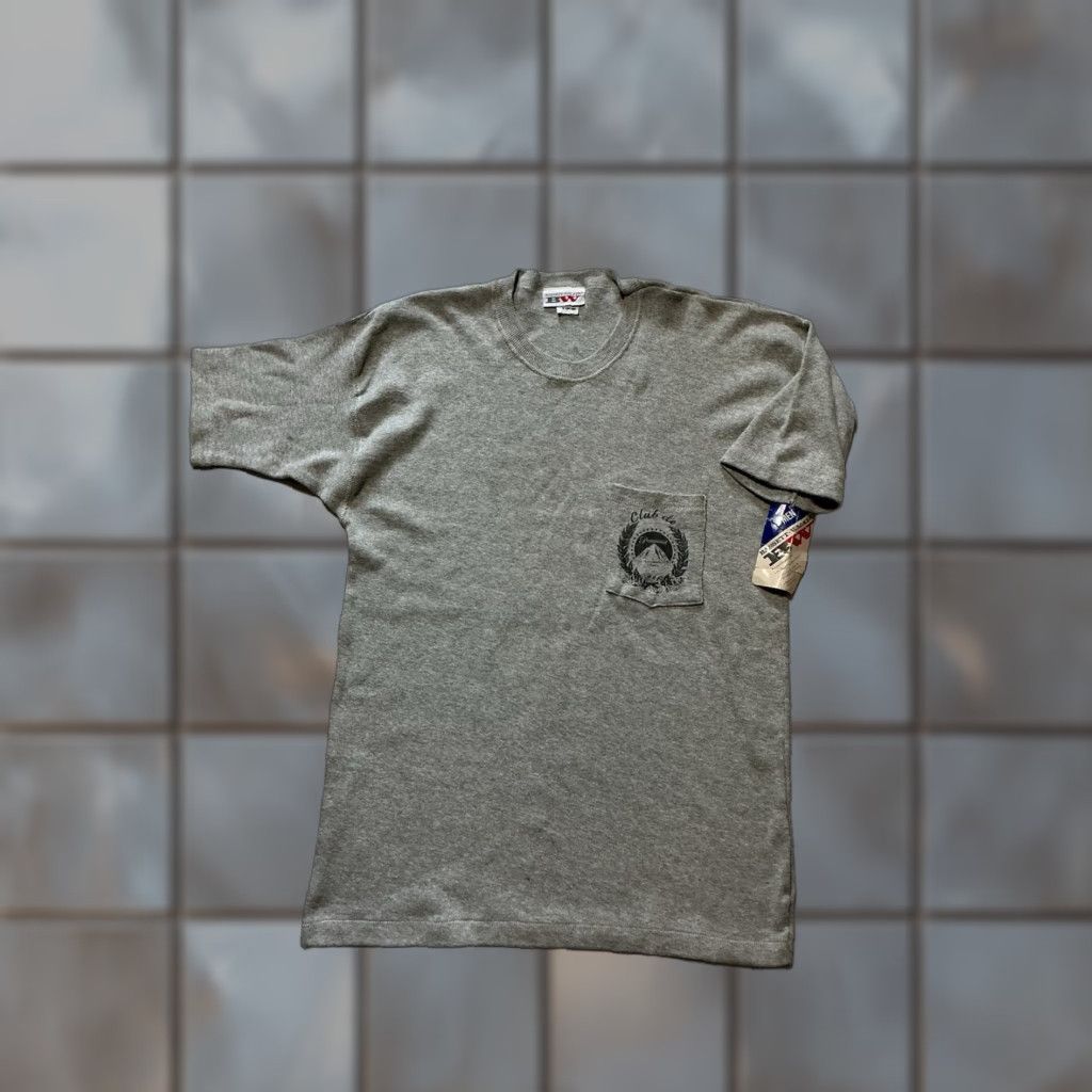 Vintage VINTAGE Bassett Walker Club De Paramount Pictures Ribbed Thermal Gray Shirt Sz.S Mens Size US S / EU 44-46 / 1 - 1 Thumbnail