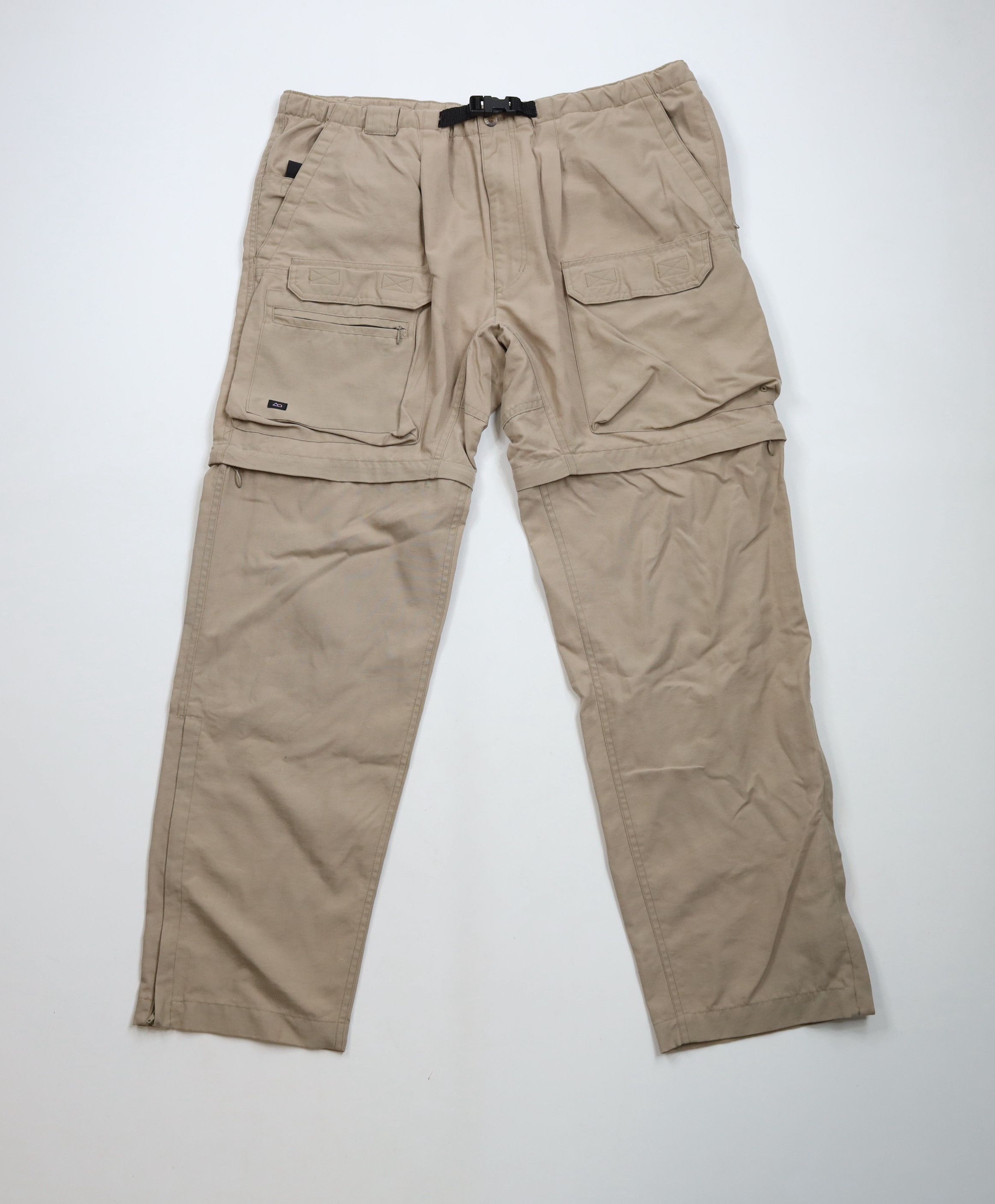 Vintage Vintage 90s Streetwear Convertible Hiking Cargo Pants Shorts Size US 36 / EU 52 - 1 Thumbnail