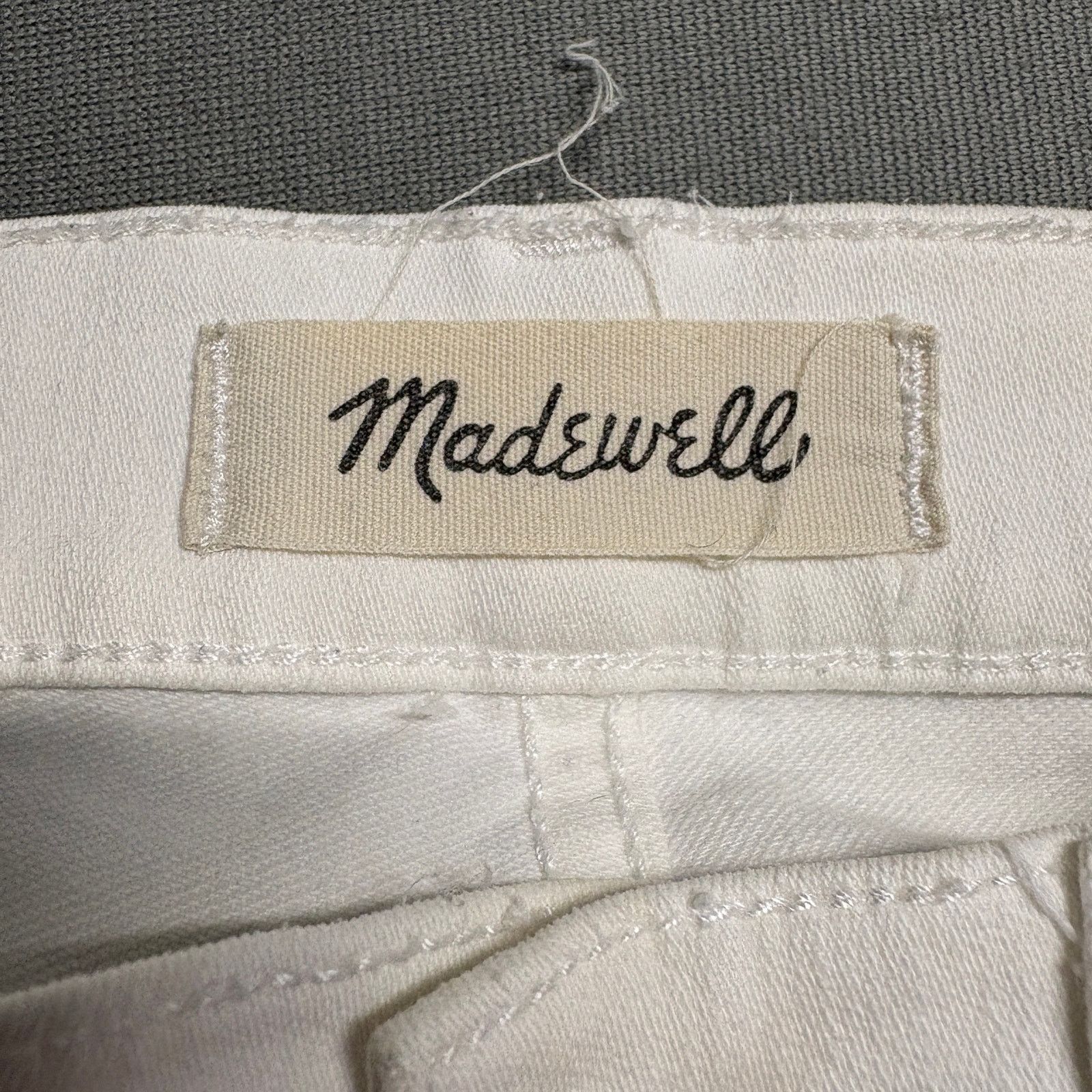 Madewell Madewell Cali Demi-Boot Jeans Size 27 White Style J7202 Size 27" / US 4 / IT 40 - 3 Thumbnail
