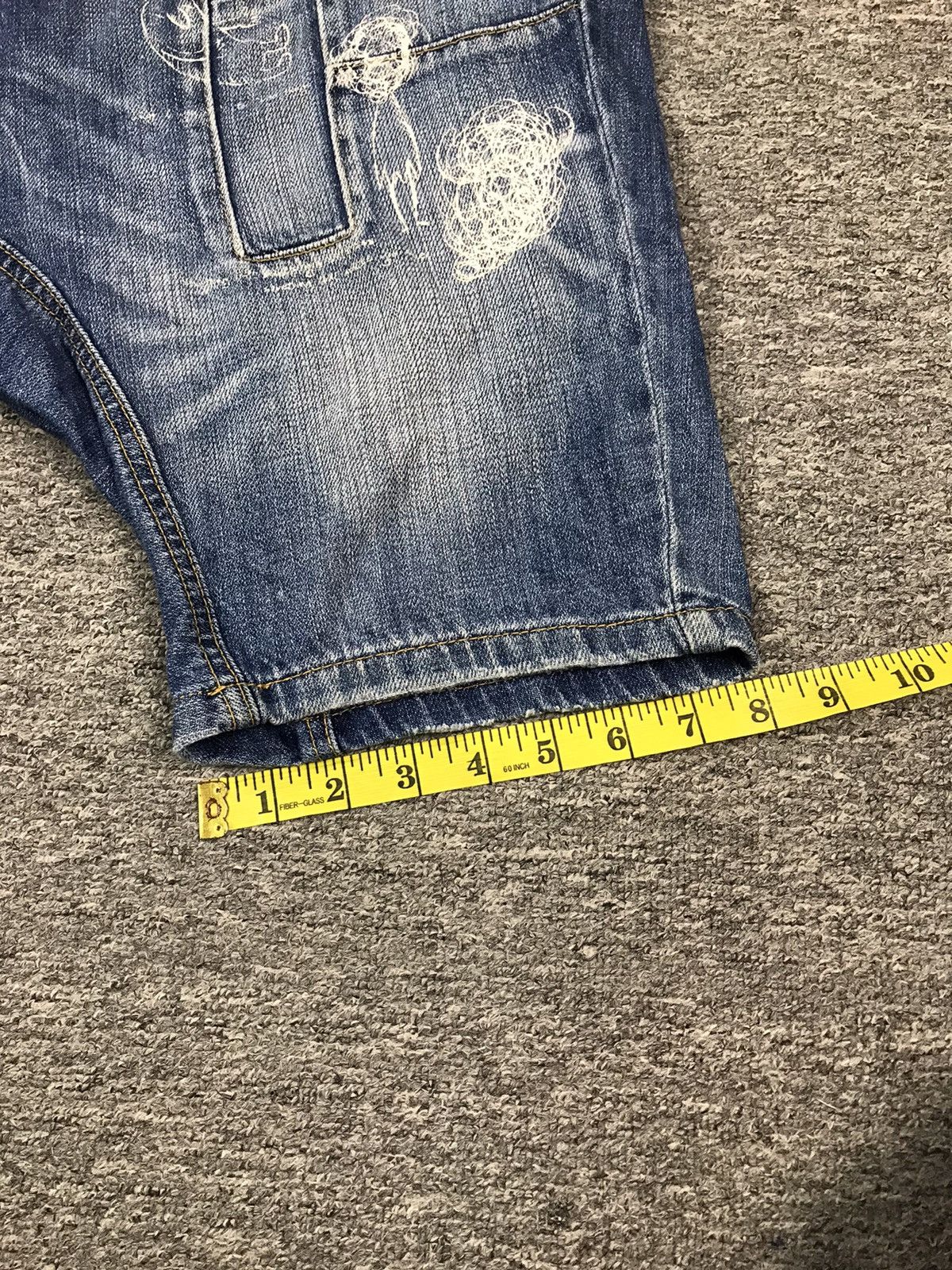 Issey Miyake × Japanese Brand × Ne-Net Ne-net denim sarouel pants Size US 32 / EU 48 - 10 Thumbnail