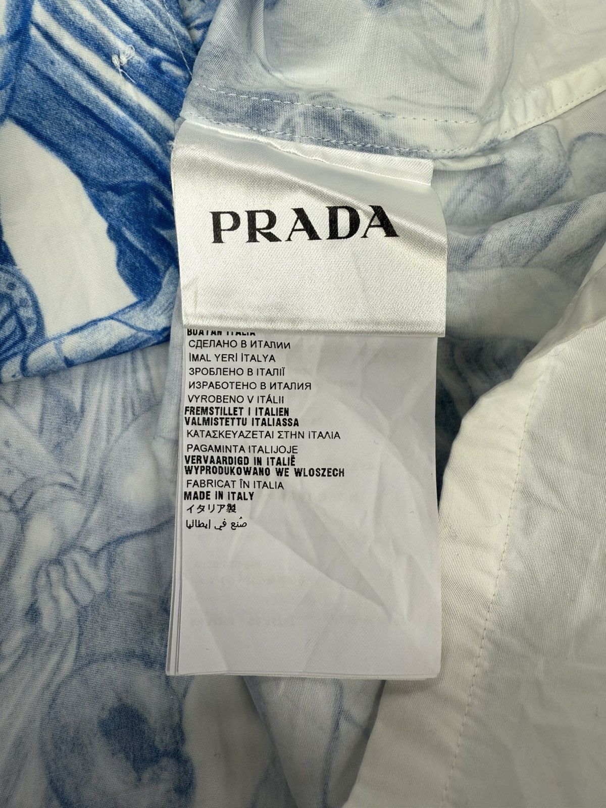 Prada AW16 Prada Christophe Chemin The Important Ones Camp Collar Size US L / EU 52-54 / 3 - 6 Thumbnail