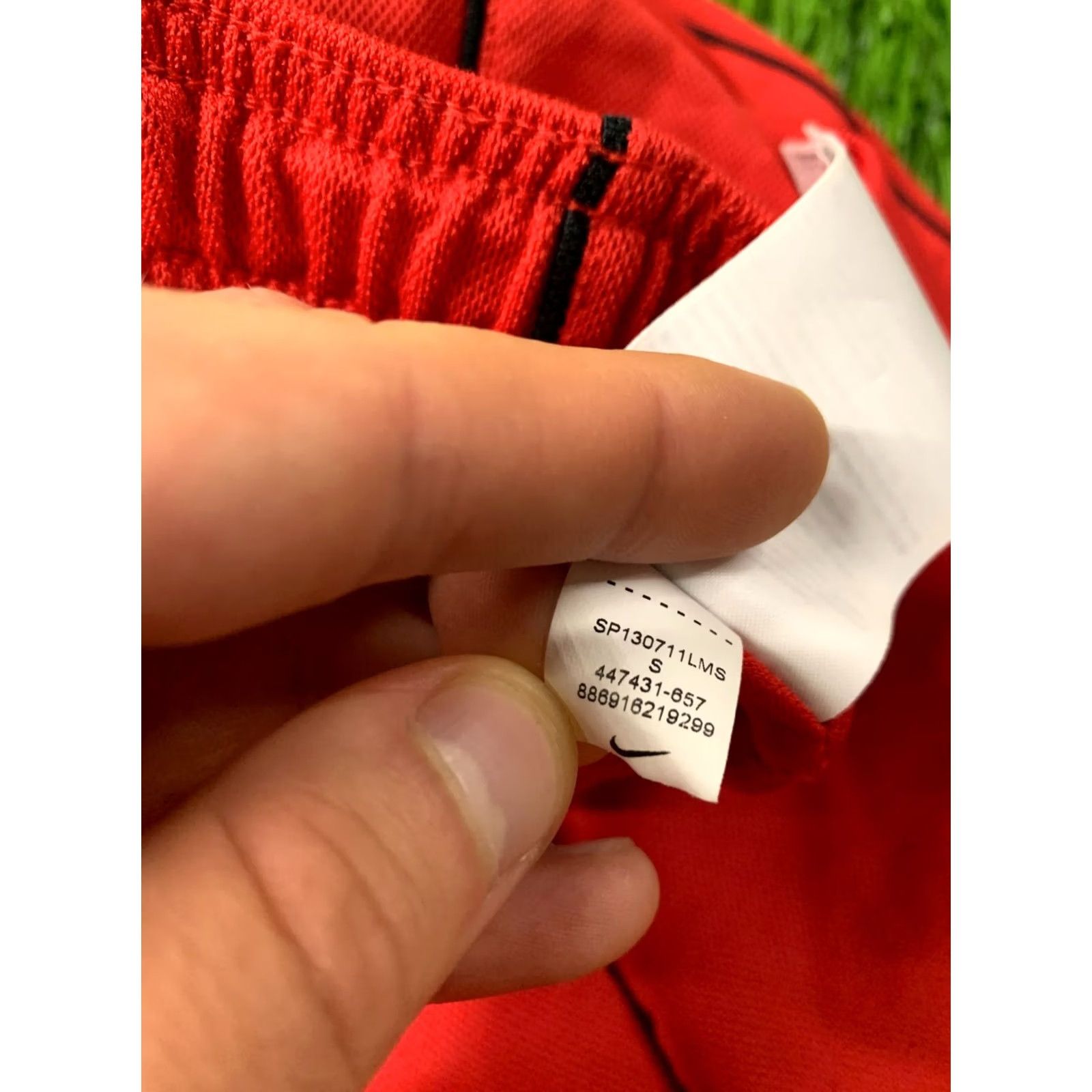 Nike Nike Dri-FIT Short Football Shorts Men S Red Black 2013 Size US 29 - 7 Thumbnail