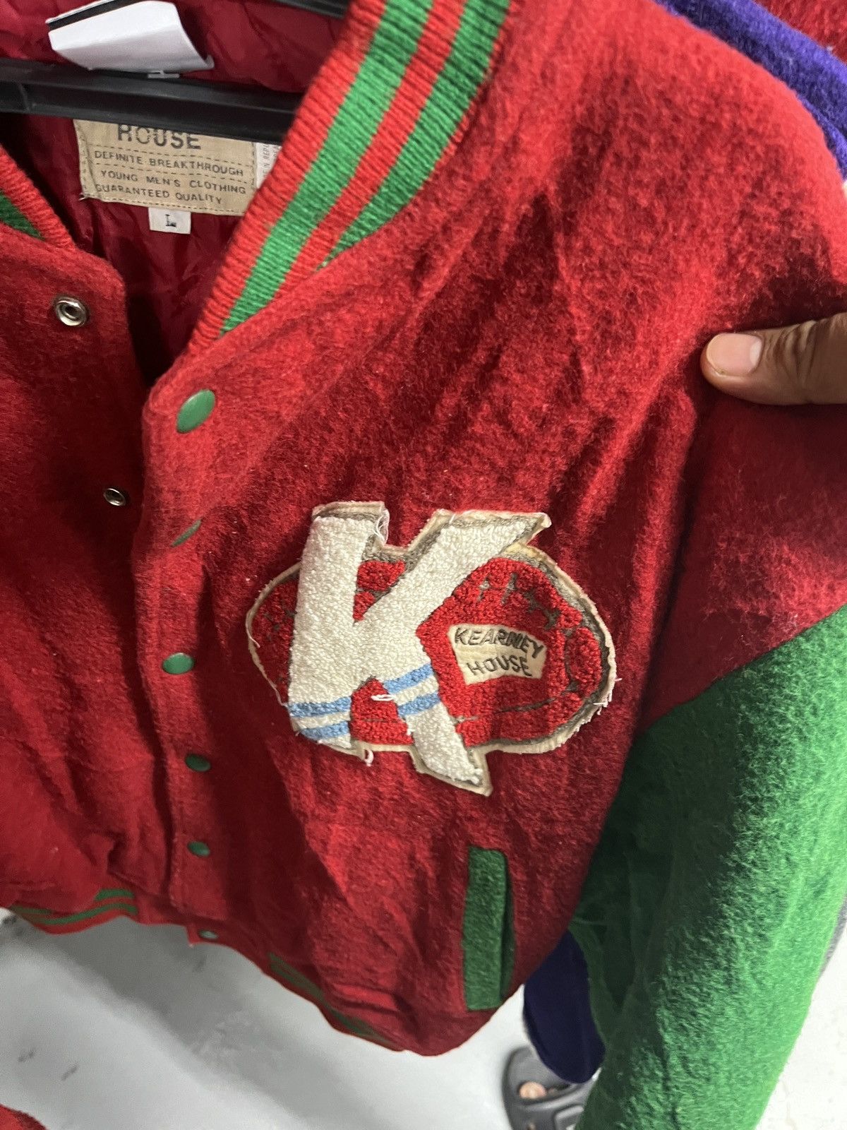Kancan USA Vintage Kearney House Varsity Jacket item hot 🔥🔥 Size US L / EU 52-54 / 3 - 5 Thumbnail