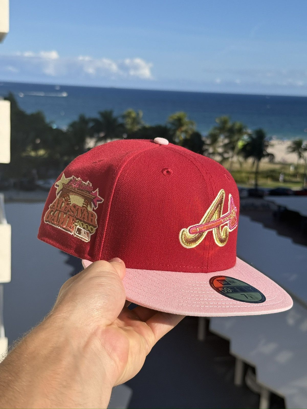 New Era New Era X Hat Club Atlanta Braves “Pulse of Life” Fitted Hat Size ONE SIZE - 1 Thumbnail