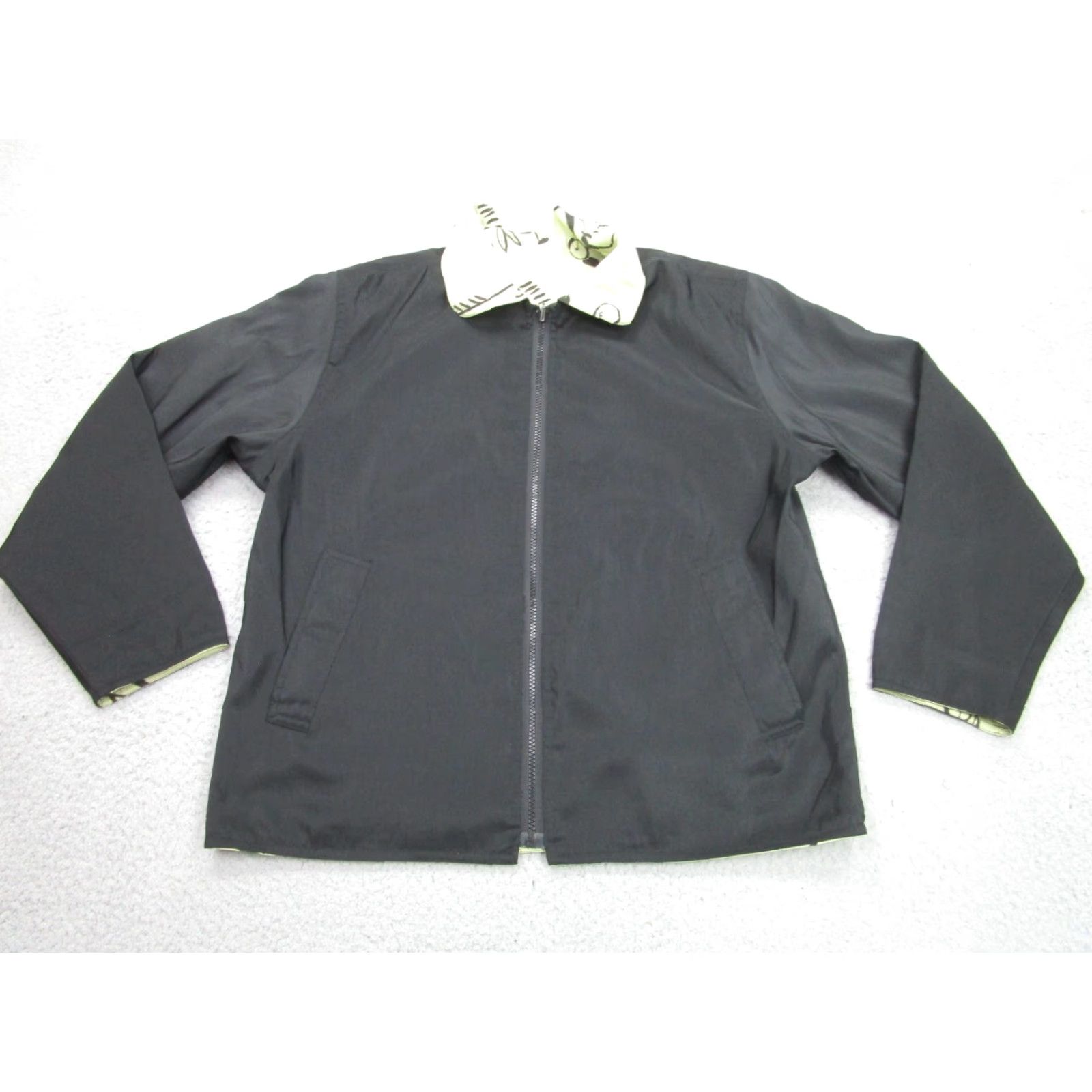 Rains Mycra Pac Jacket Womens S, M Black Green Reversible Zip Rain Coat Windbreaker Size M / US 6-8 / IT 42-44 - 2 Thumbnail