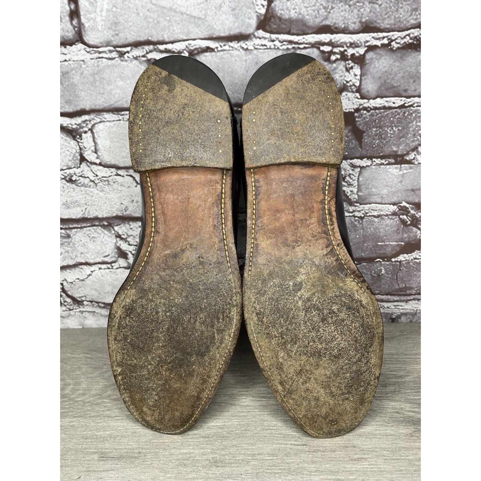 Other Vtg Royal Tweed Burgundy Leather Tassel Loafers Dress Shoes Size US 10 / EU 43 - 9 Thumbnail
