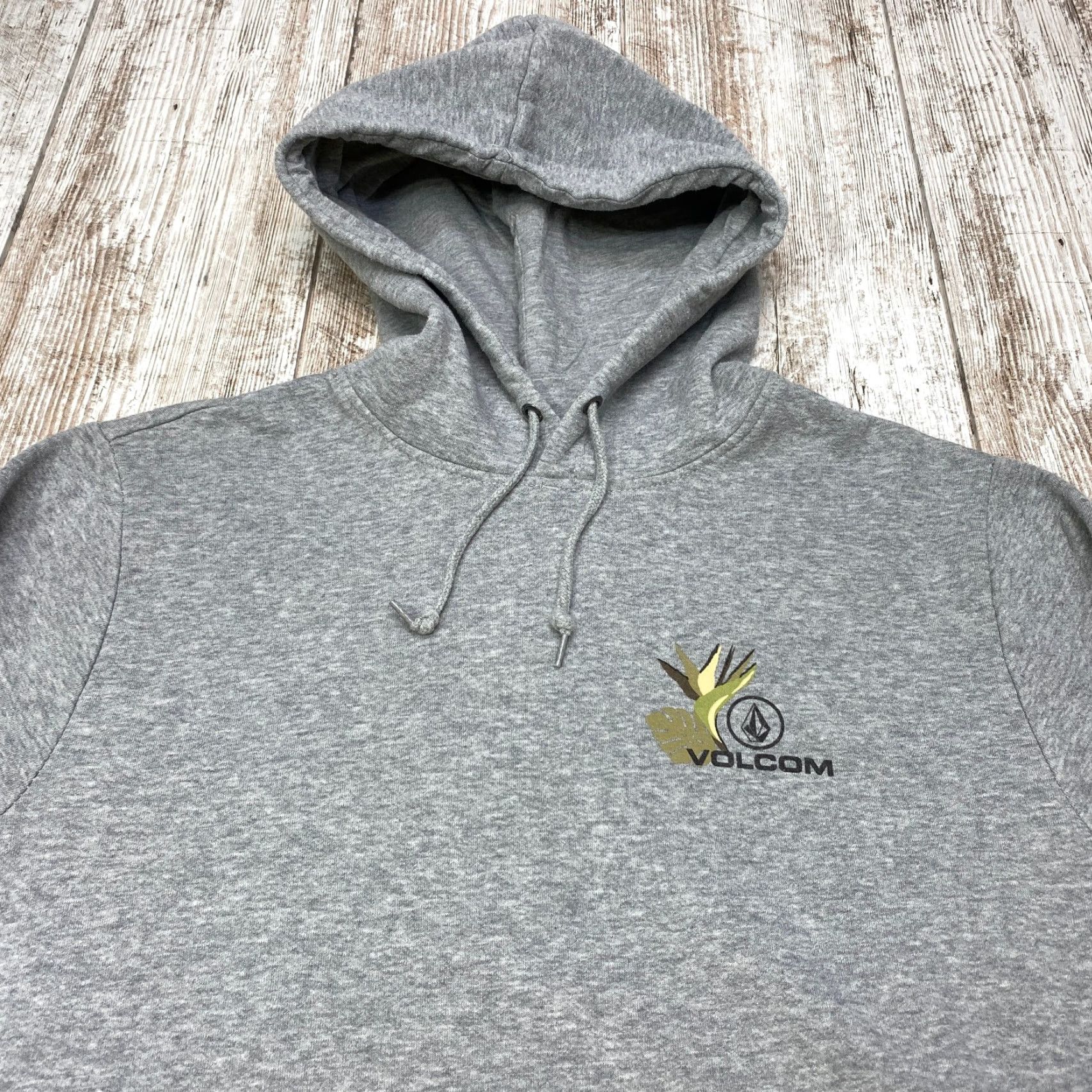 Volcom Volcom Hoodie Mens Medium Gray Fleece Pullover Pocket Drawstring Skate 7513 Size US M / EU 48-50 / 2 - 5 Thumbnail