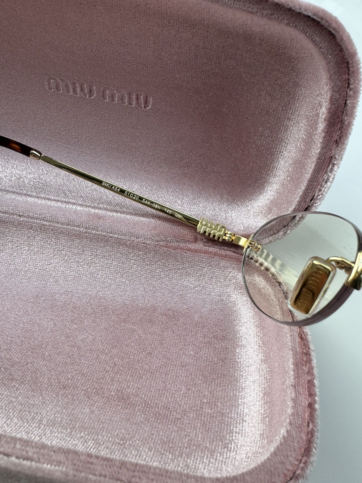 Miu Miu NEW Miu Miu sunglasses MU A54S 5AK08N Size ONE SIZE - 9 Thumbnail