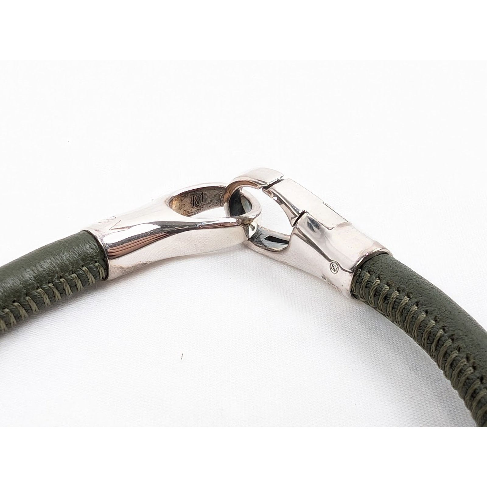 Bottega Veneta o1rshd1 Size: S / Silver/Nappa Sterling Bracelet in Borneo Size ONE SIZE - 5 Thumbnail