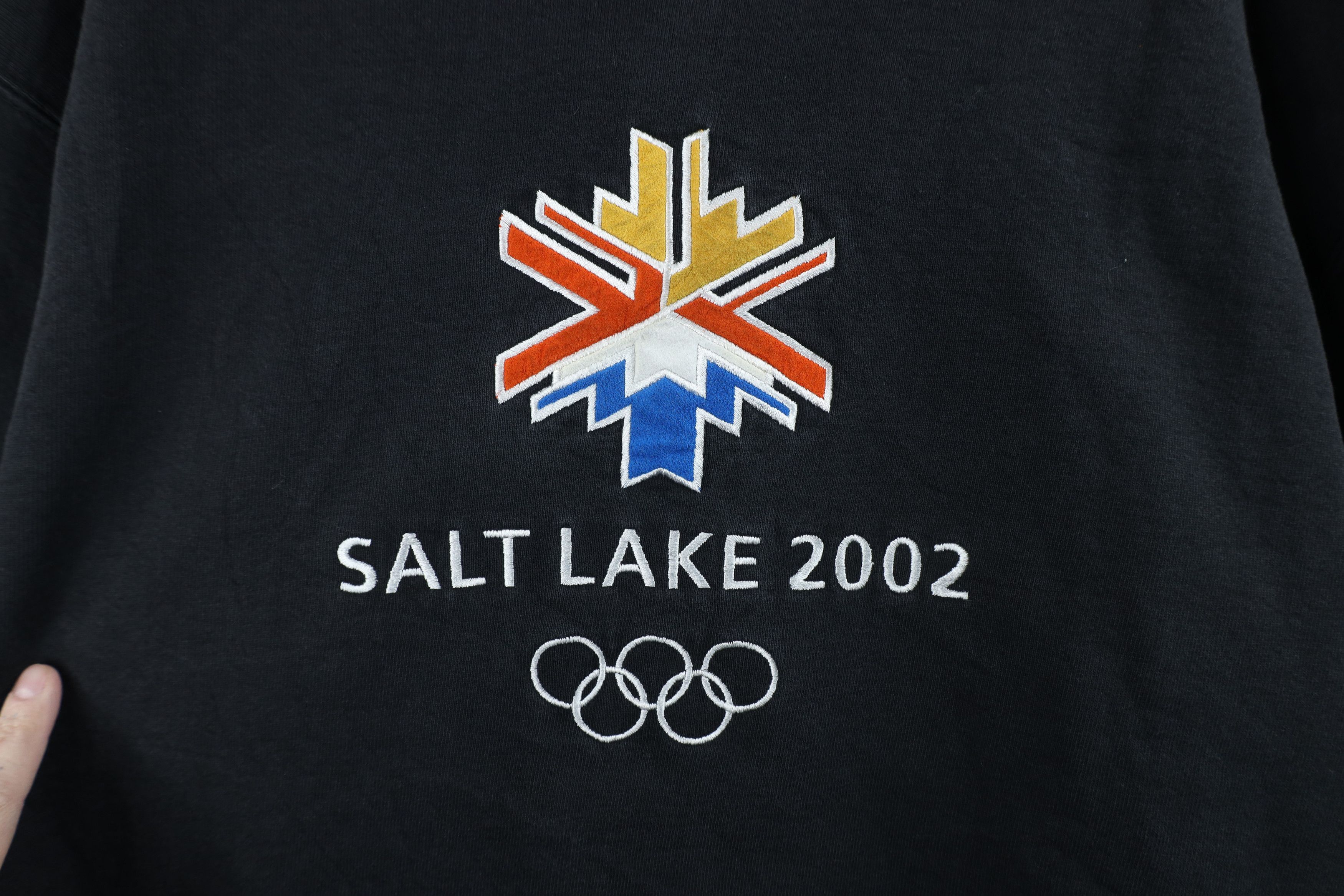 Vintage Vintage Y2K Spell 2002 Winter Olympics Salt Lake Sweatshirt Size US L / EU 52-54 / 3 - 5 Thumbnail
