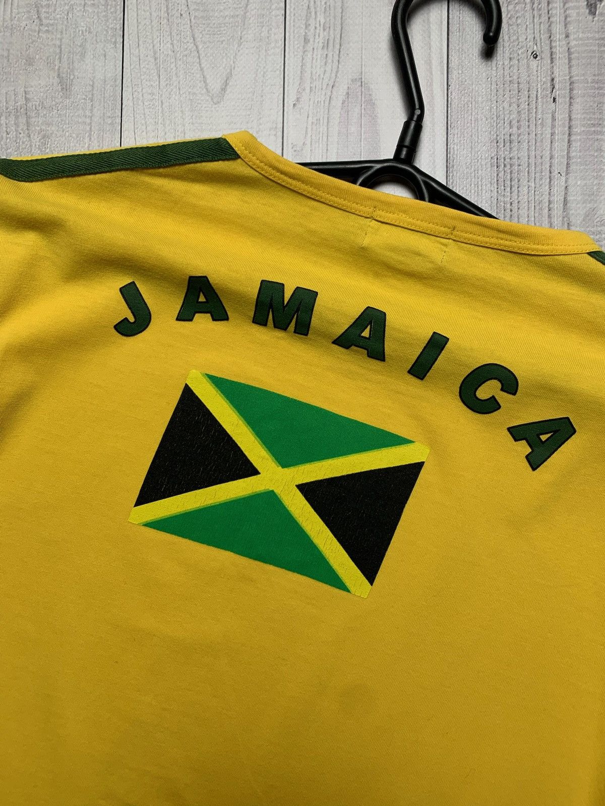 Vintage Vintage Jamaica soccer long sleeve shirt size L yellow logo Size US L / EU 52-54 / 3 - 2 Thumbnail