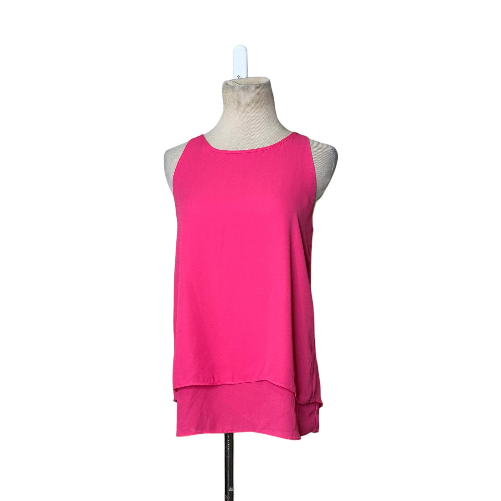 Cynthia Rowley Cynthia Rowley Barbie pink layered sleeveless blouse size XS Size XS / US 0-2 / IT 36-38 - 12 Thumbnail