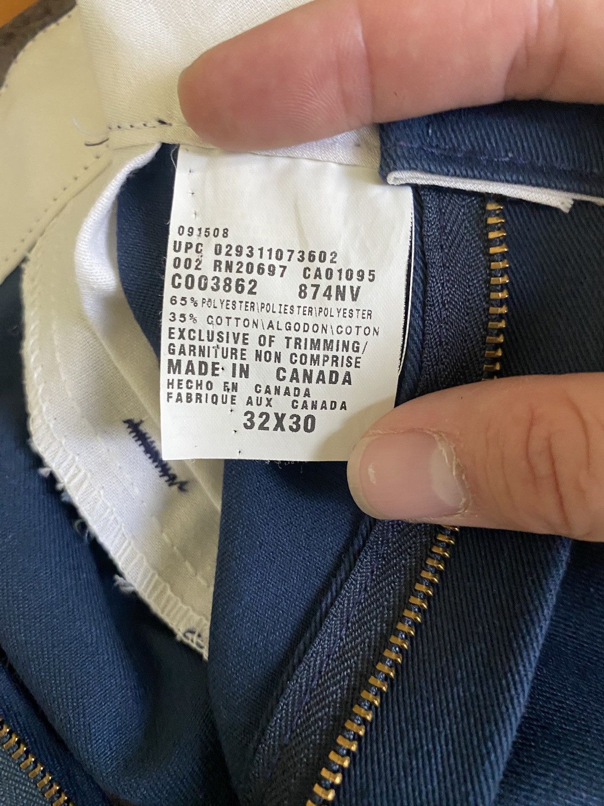 Dickies Vintage 874 Dickies work pants MADE IN CANADA Size US 32 / EU 48 - 4 Thumbnail