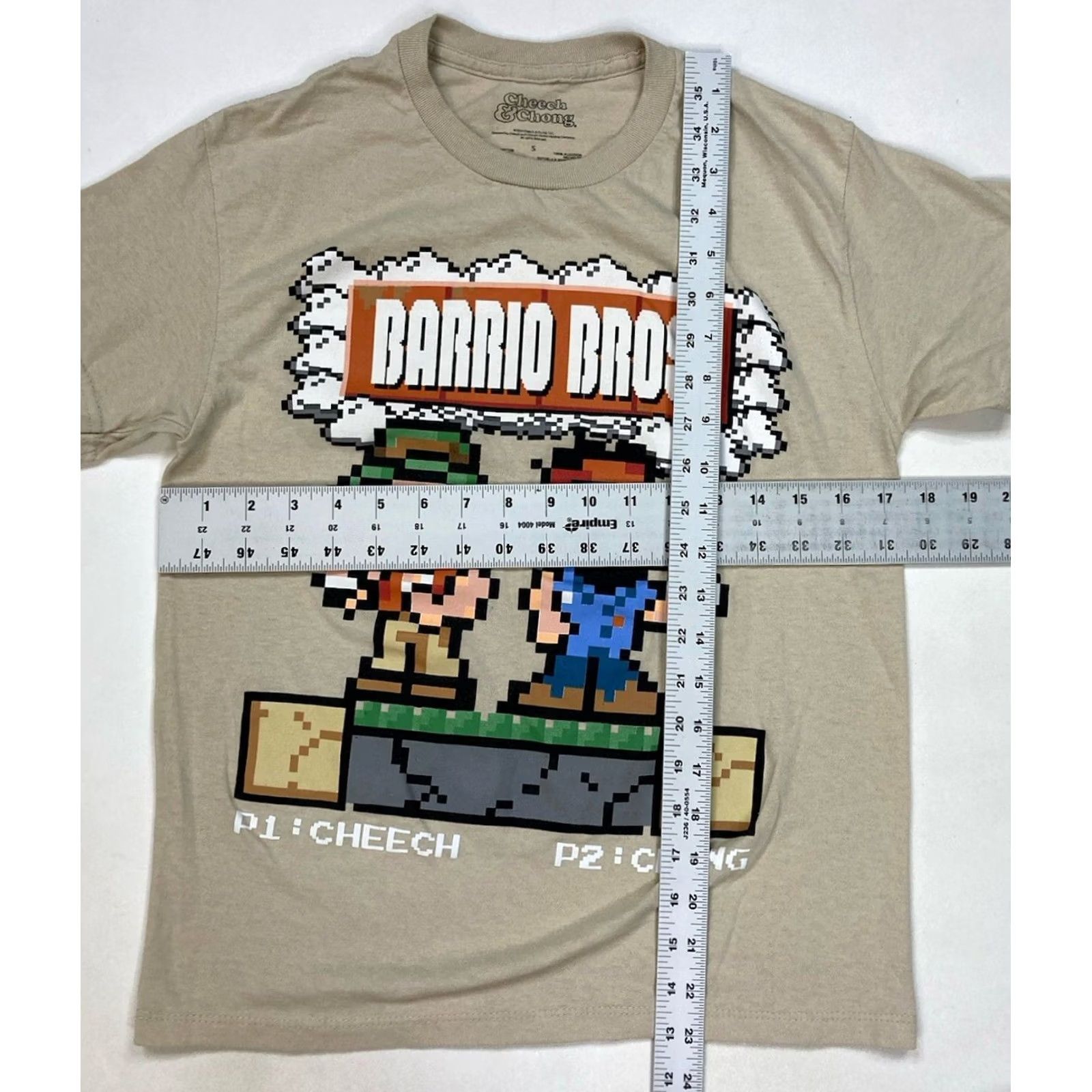 Vintage Cheech & Chong T-Shirt Shirt Women Small Beige Short Sleeve Crew Neck Casual Size S / US 4 / IT 40 - 5 Thumbnail