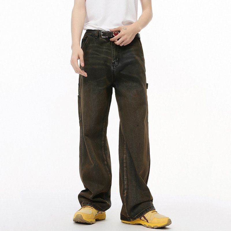 Japanese Brand × Jean Men's Denim Pants Loose Size US 31 - 1 Thumbnail