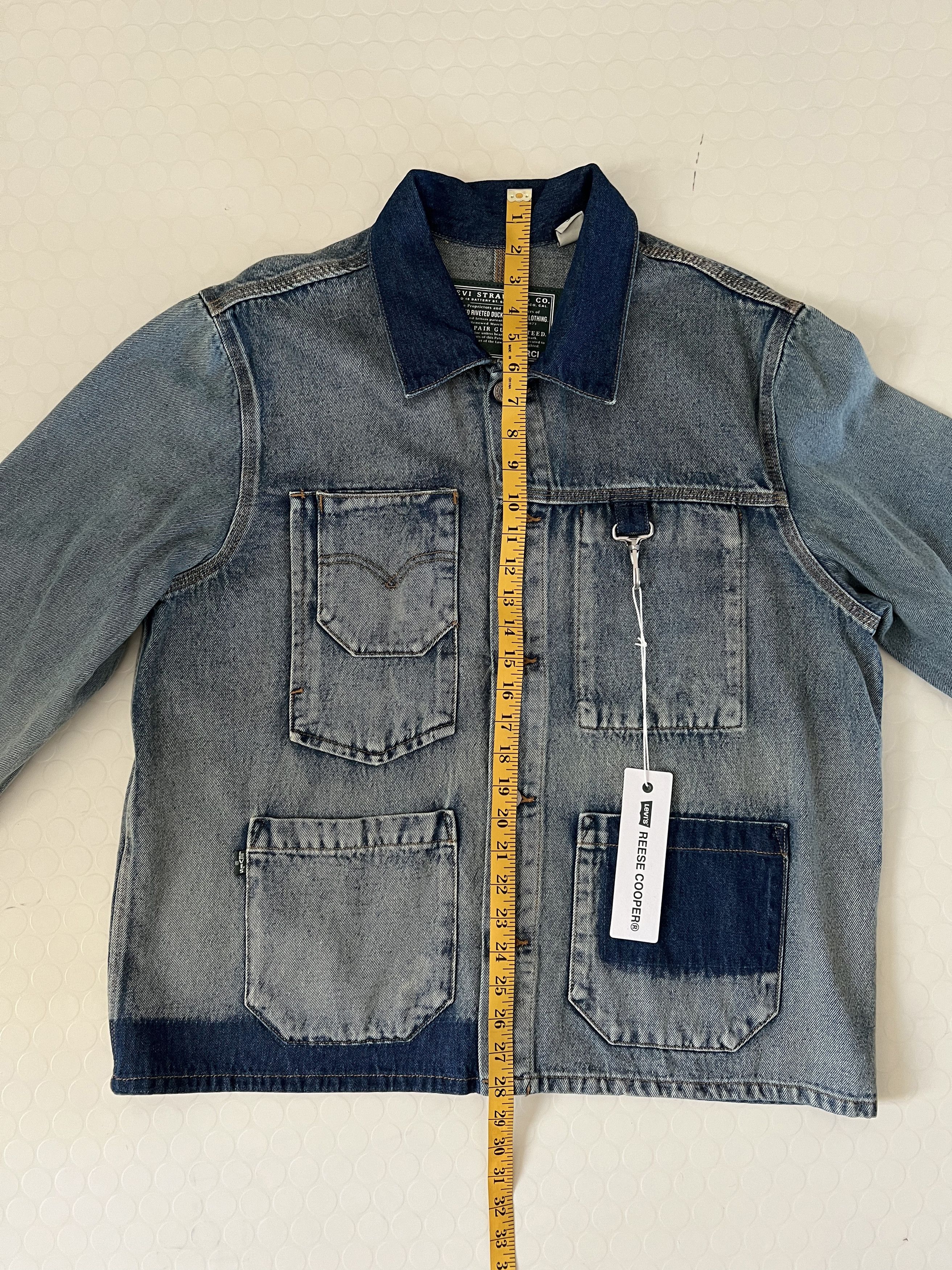 Levi's × Reese Cooper Vintage Denim Effect Chore Coat Size L Size US L / EU 52-54 / 3 - 7 Thumbnail