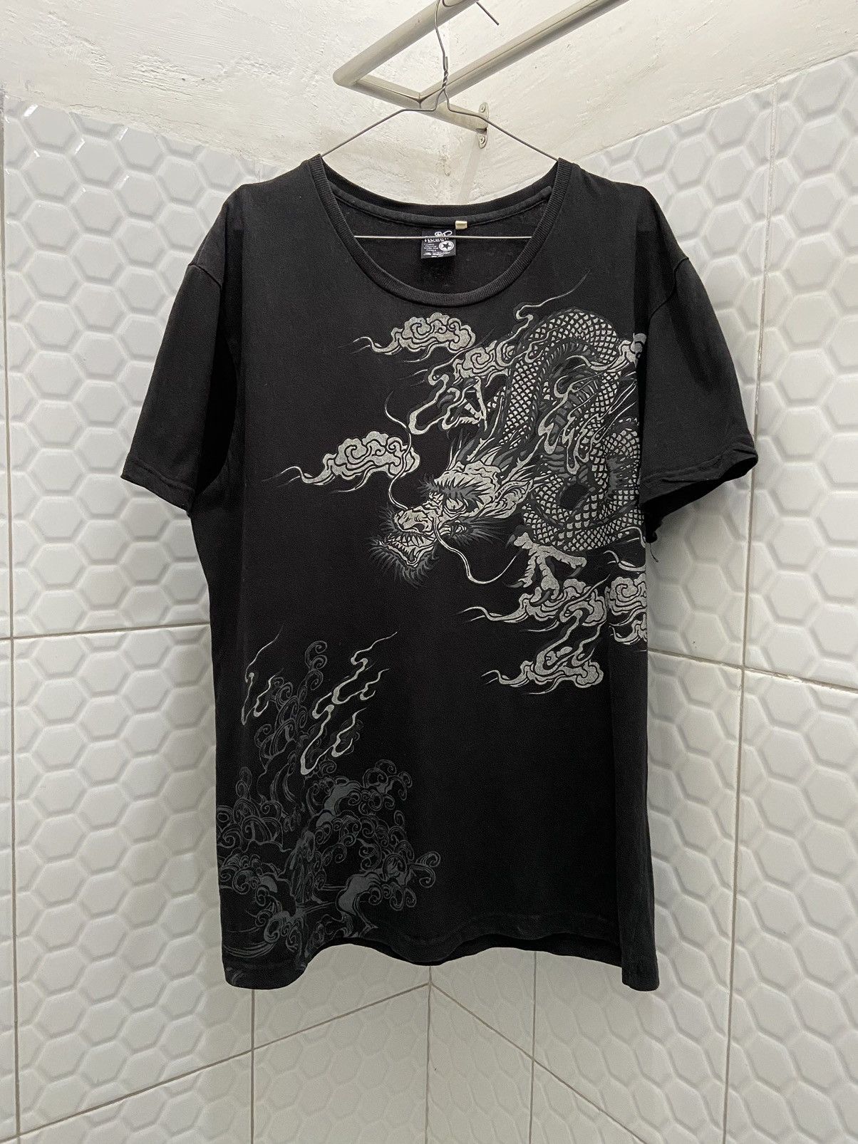 Japanese Brand 🛒LASTDROP🛒 Japanese Karakuri Dragon Sukajan Tee Size US L / EU 52-54 / 3 - 1 Thumbnail