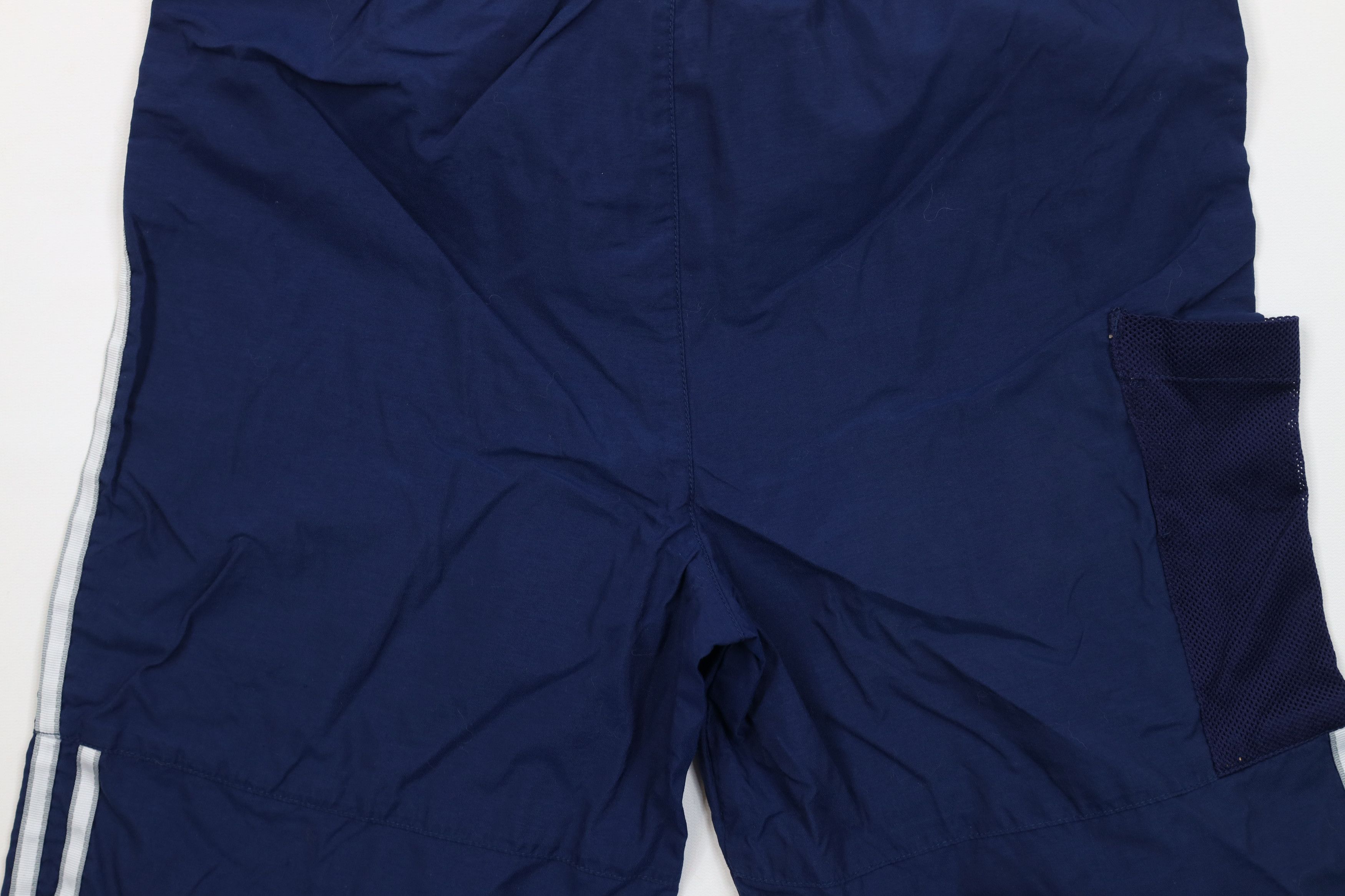 Adidas Vintage 90s Adidas Spell Out Striped Shorts Baggies Nylon Size US 32 / EU 48 - 11 Thumbnail