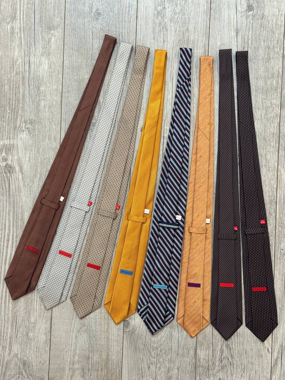 Bvlgari BUNDLE x8 BVLGARI SILK TIES Size ONE SIZE - 1 Thumbnail