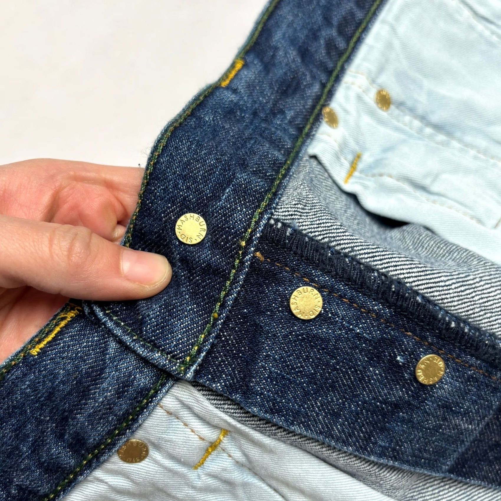 Sid Mashburn Sid Mashburn Jeans Japanese Selvedge Slim Straight Deep Indigo Denim Mens 32x34 Size US 32 / EU 48 - 5 Thumbnail