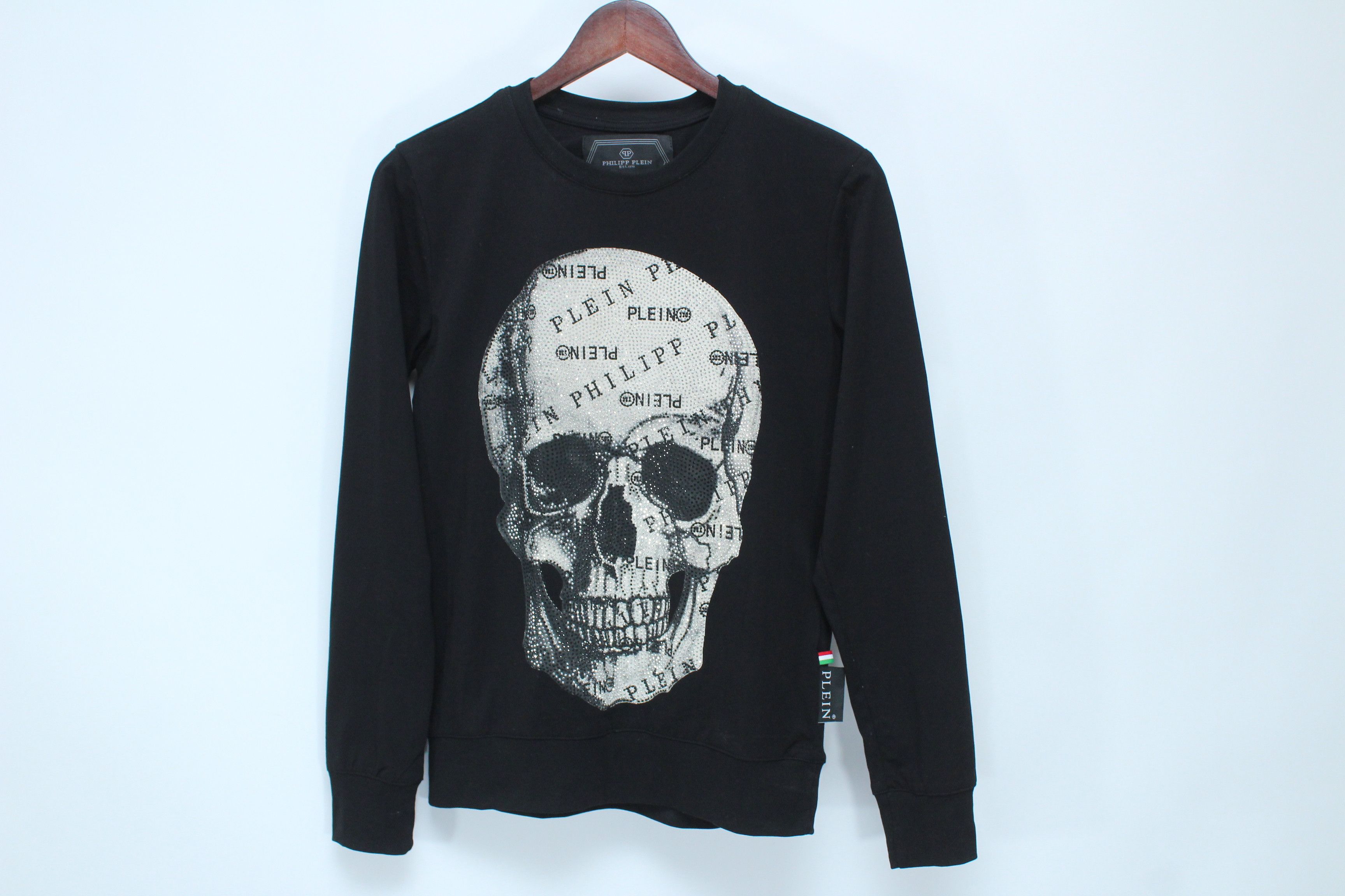 Philipp Plein Philipp Plein Sweater Long Sleeve T-Shirt Skull Logo Hype Size US M / EU 48-50 / 2 - 4 Thumbnail
