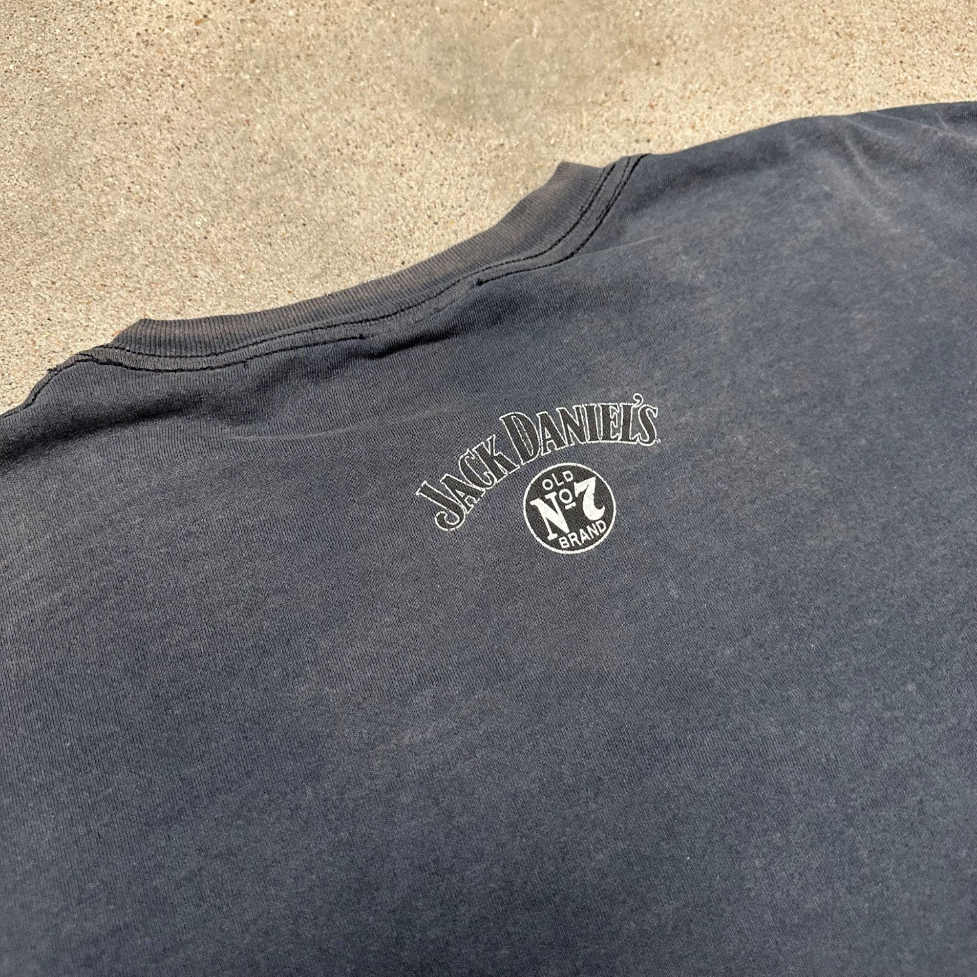 Vintage Vintage Faded Jack Daniels Know When To Hold ‘Em Shirt Size US XXL / EU 58 / 5 - 4 Thumbnail