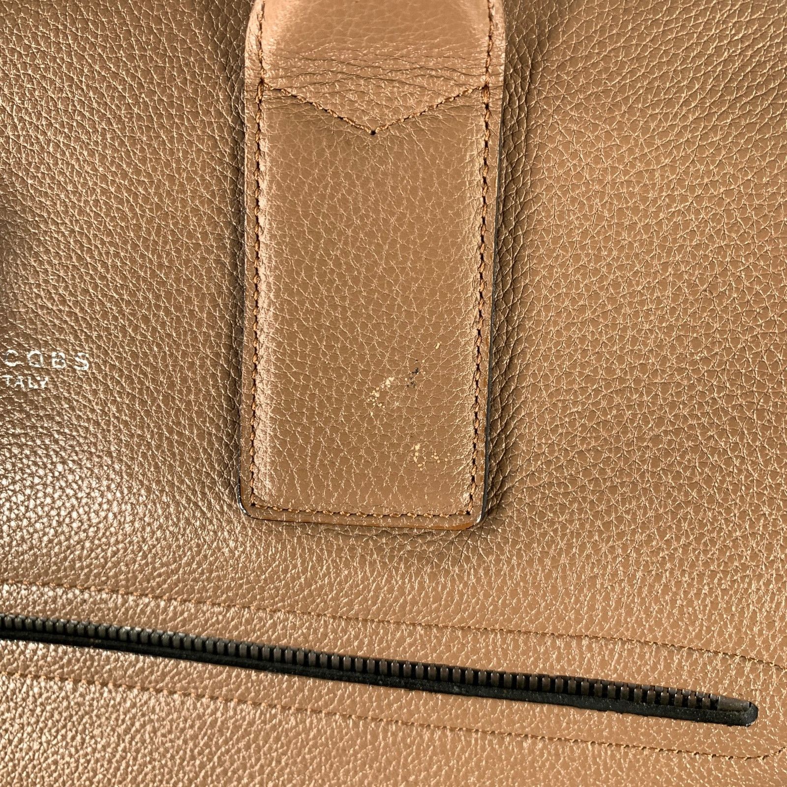 Marc Jacobs MARC JACOBS Tan Pebble Grain Leather Satchel HandBags Size ONE SIZE - 14 Thumbnail